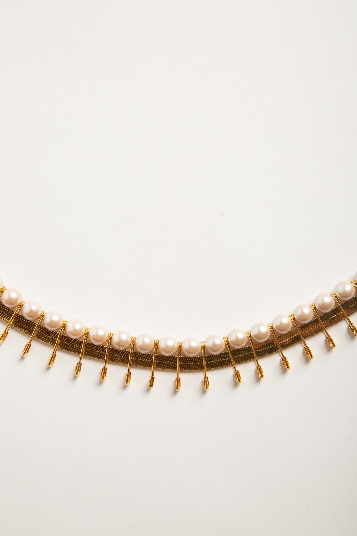 TOM BINNS | PEARL PIN PUNK NECKLACE - MAXFIELD LA