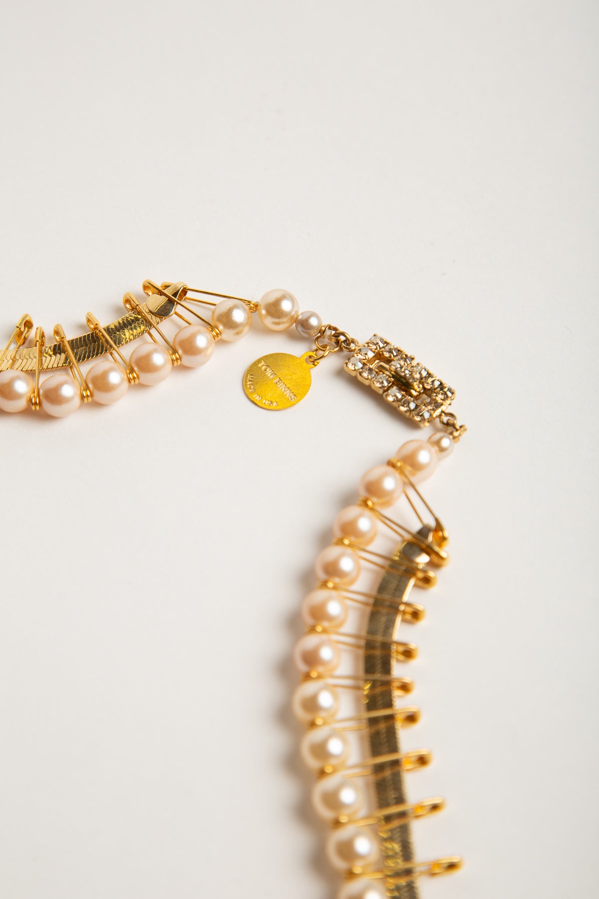 TOM BINNS | PEARL PIN PUNK NECKLACE - MAXFIELD LA