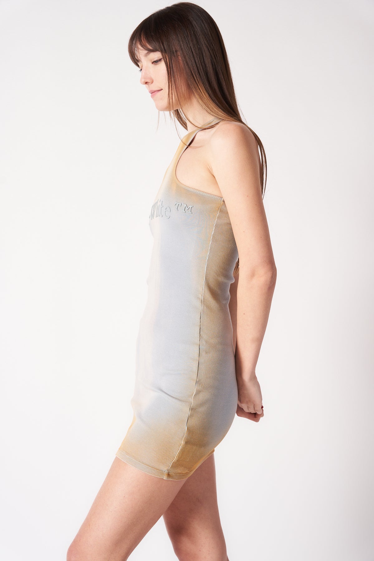 OFF-WHITE | LAUNDRY RIB MINI DRESS