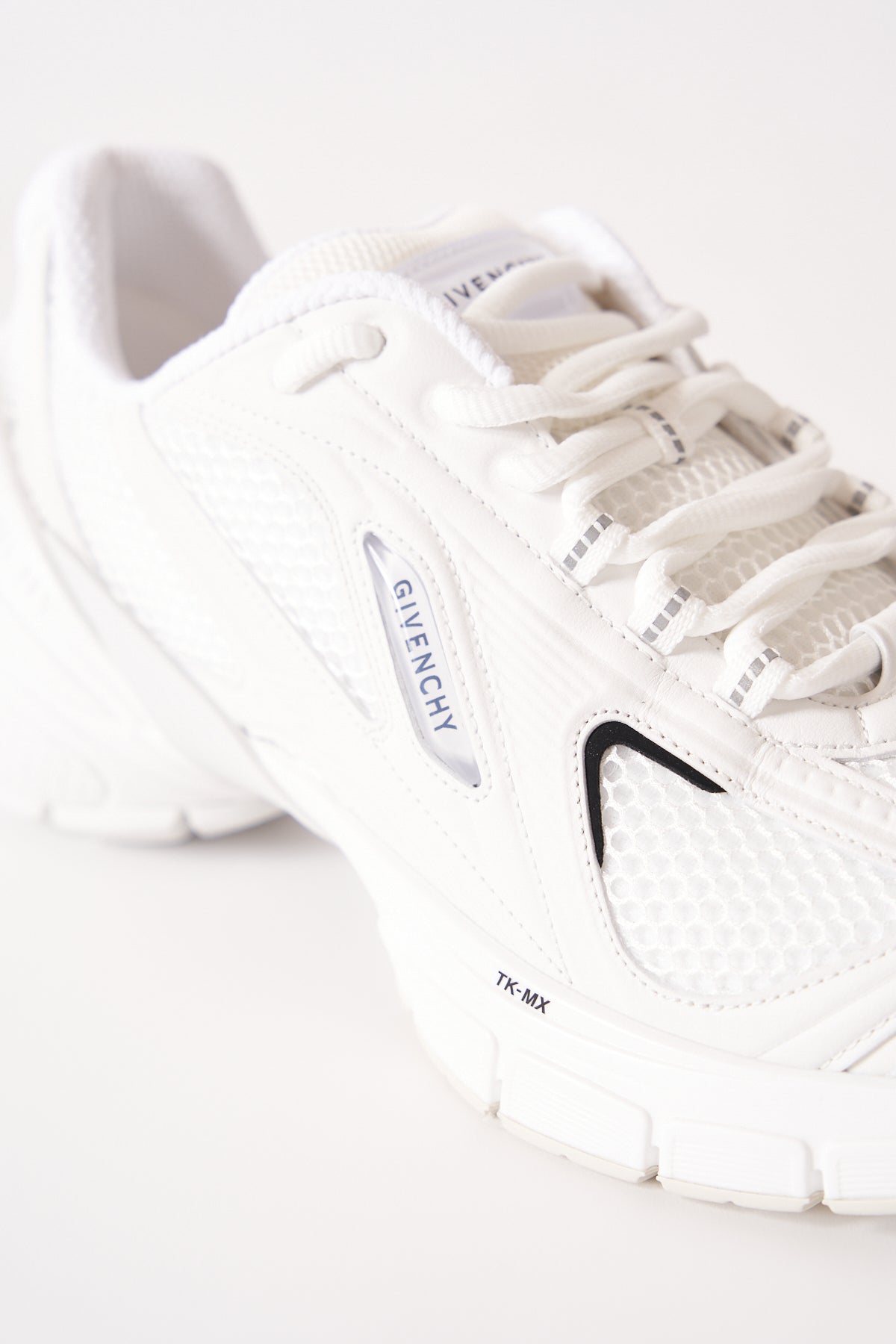 GIVENCHY | TK-MX RUNNER SNEAKERS IN IVORY - MAXFIELD LA