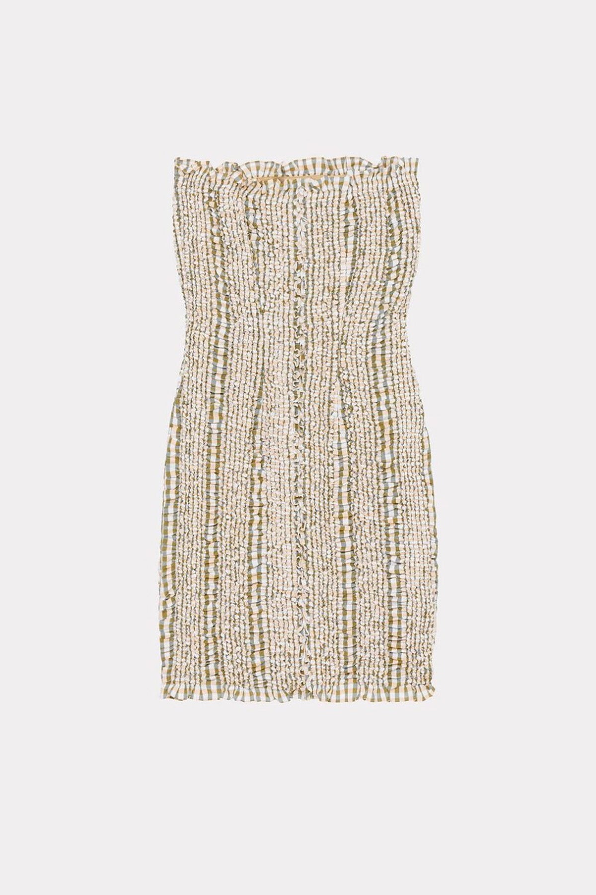 KENZO | SMOCKED BUSTIER DRESS - MAXFIELD LA