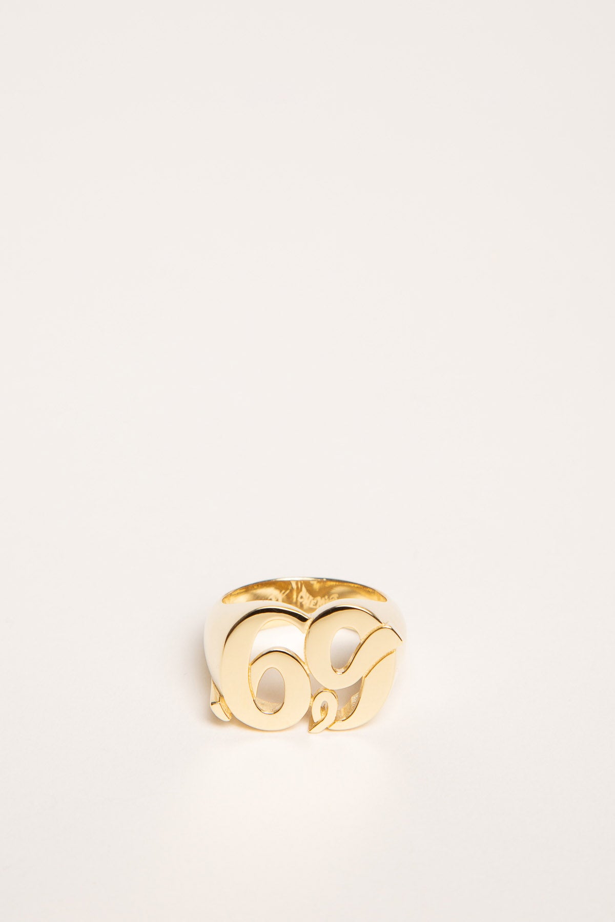 CHEMIST | YELLOW GOLD M FACE 69 RING - MAXFIELD LA