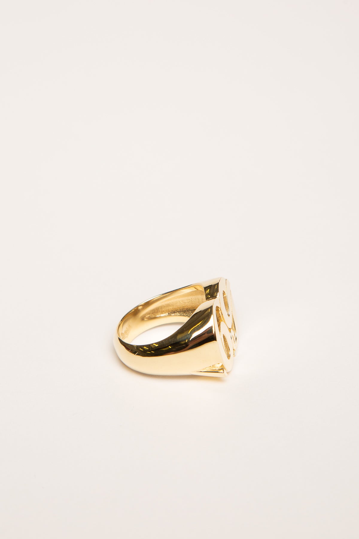CHEMIST | YELLOW GOLD M FACE 69 RING - MAXFIELD LA
