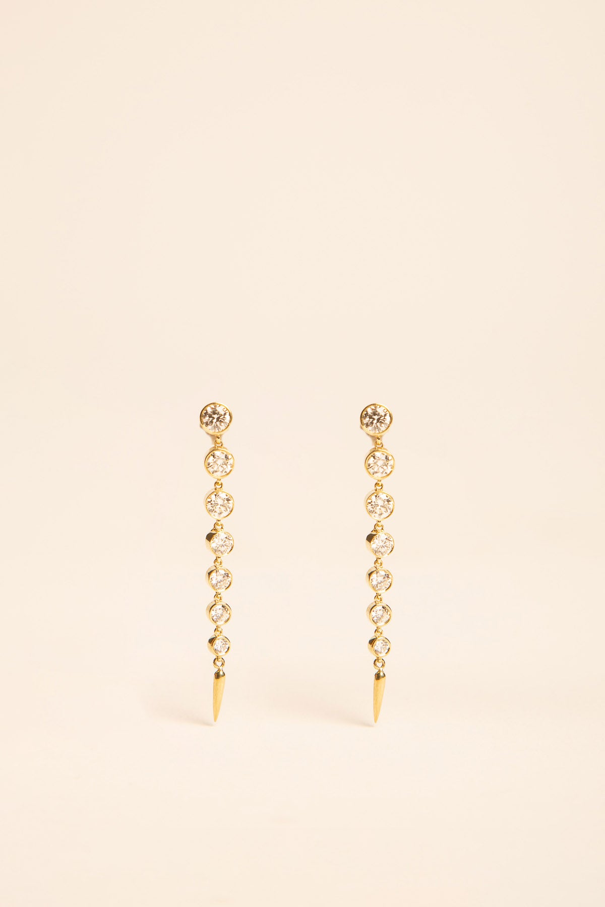 JENNA BLAKE | DIAMOND FRINGE EARRINGS