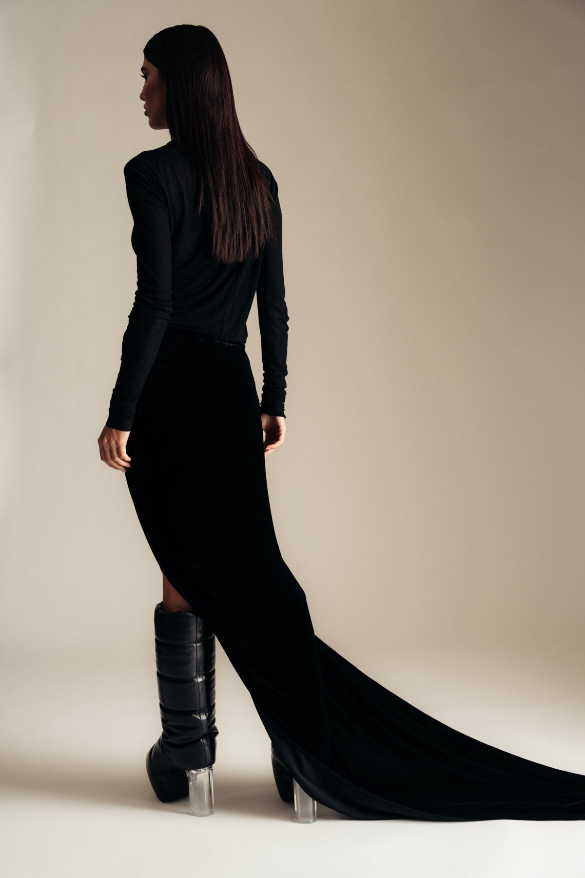 RICK OWENS | WOVEN EDFU SKIRT - MAXFIELD LA