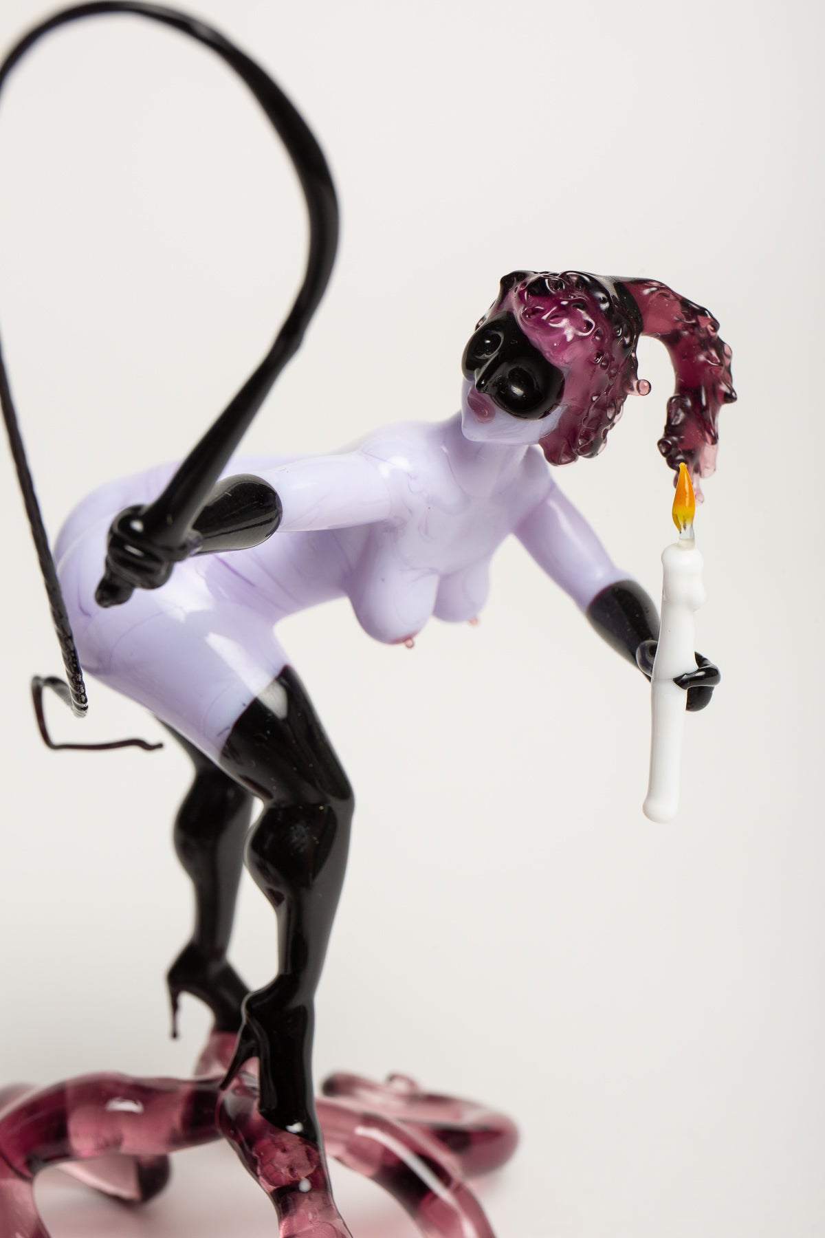 MAXFIELD PRIVATE COLLECTION | MAN AND WOMAN GLASS FIGURES - MAXFIELD LA