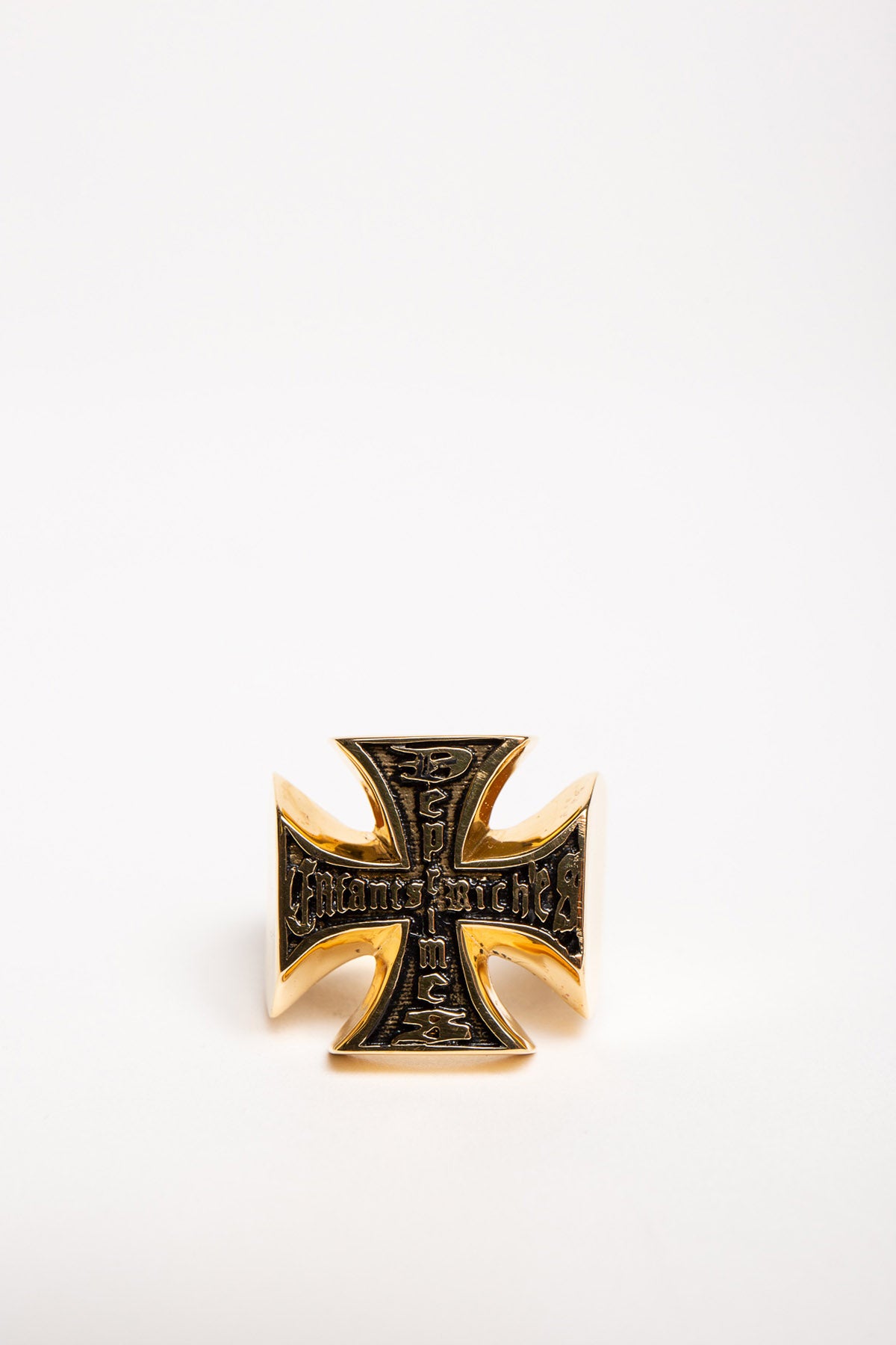 ENFANTS RICHES DÉPRIMÉS | GOLD CROSS RING
