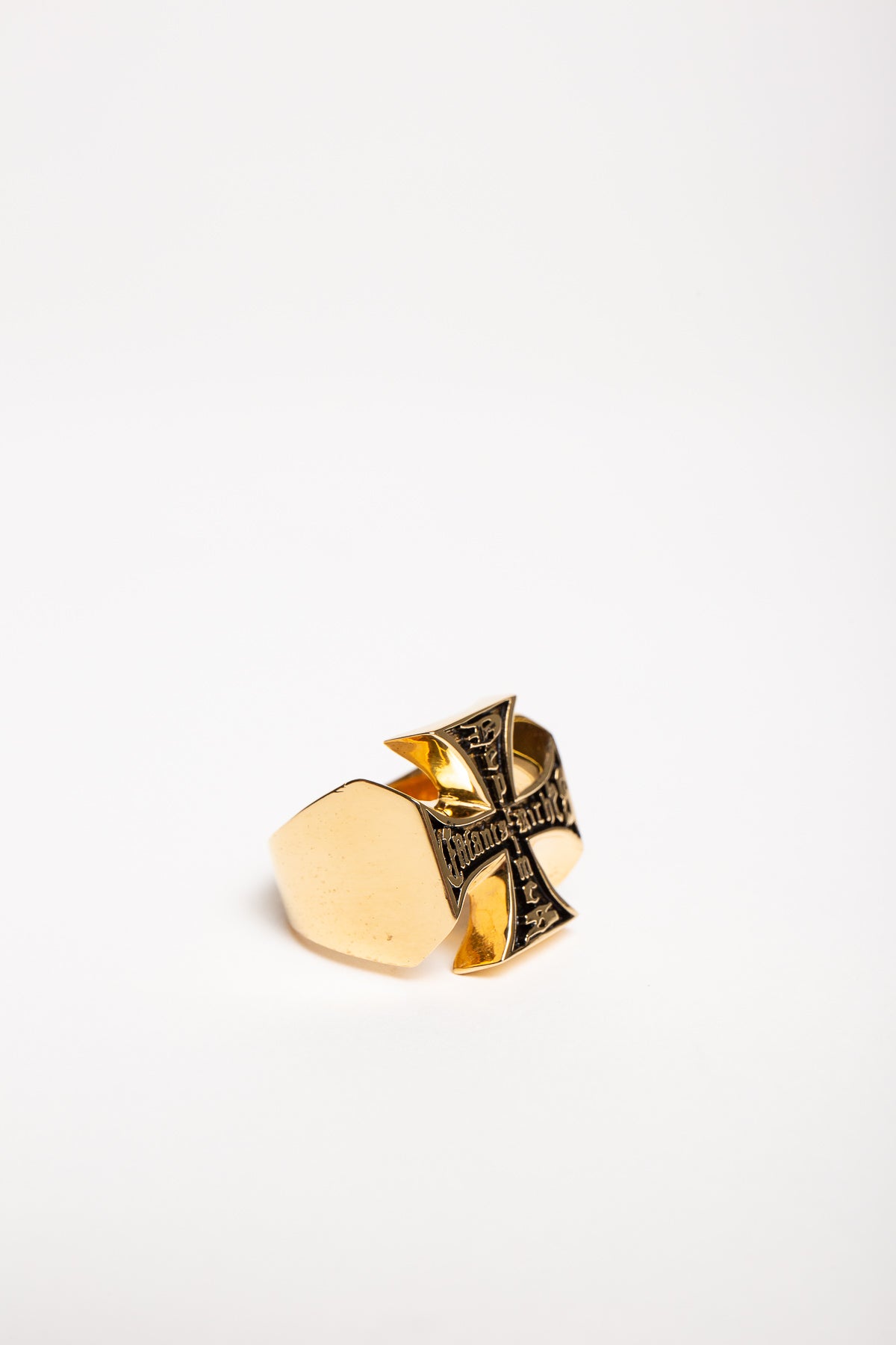 ENFANTS RICHES DÉPRIMÉS | GOLD CROSS RING