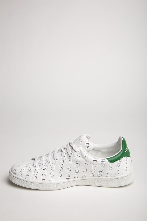 VETEMENTS | PERFORATED LOGO LACE UP SNEAKERS