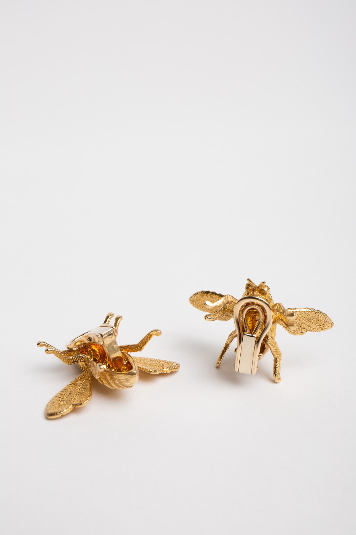 SARAH JANE WILDE | GOLD MOTH DIAMOND EARRINGS