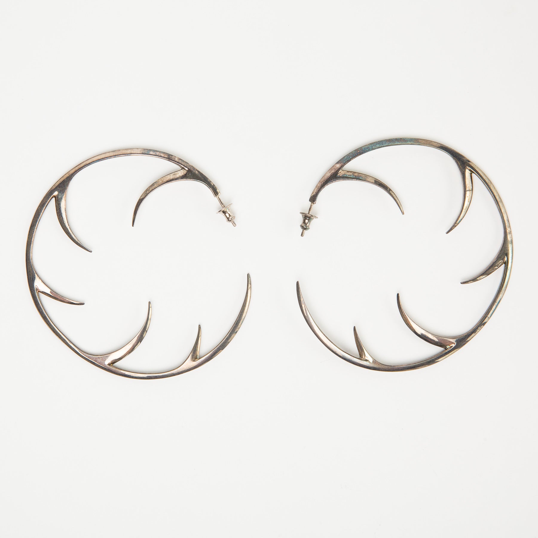 Shaun Leane | Silver Cat Claw Hoops