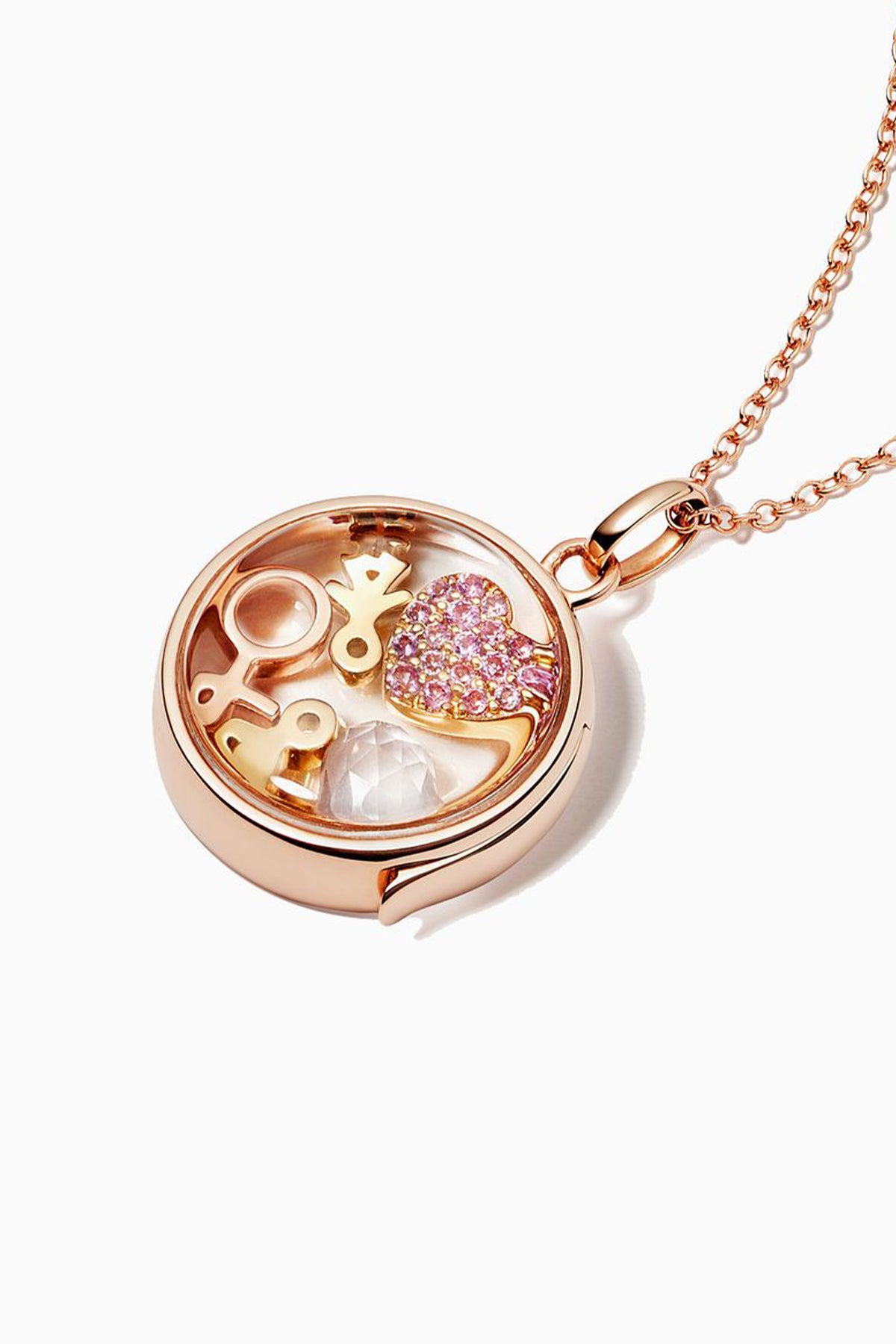 LOQUET LONDON | ROSE QUARTZ CHARM - MAXFIELD LA