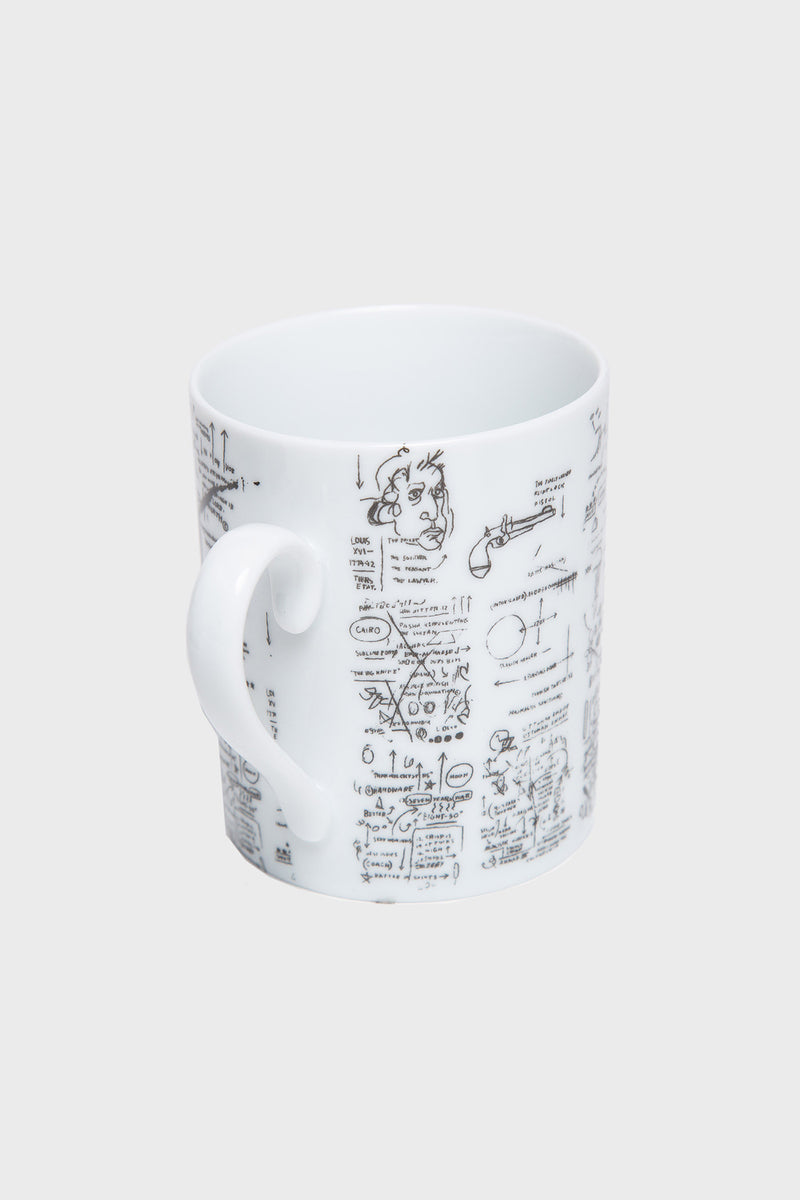 LIGNE BLANCHE | BASQUIAT RETURN PRINT PORCELAIN MUG