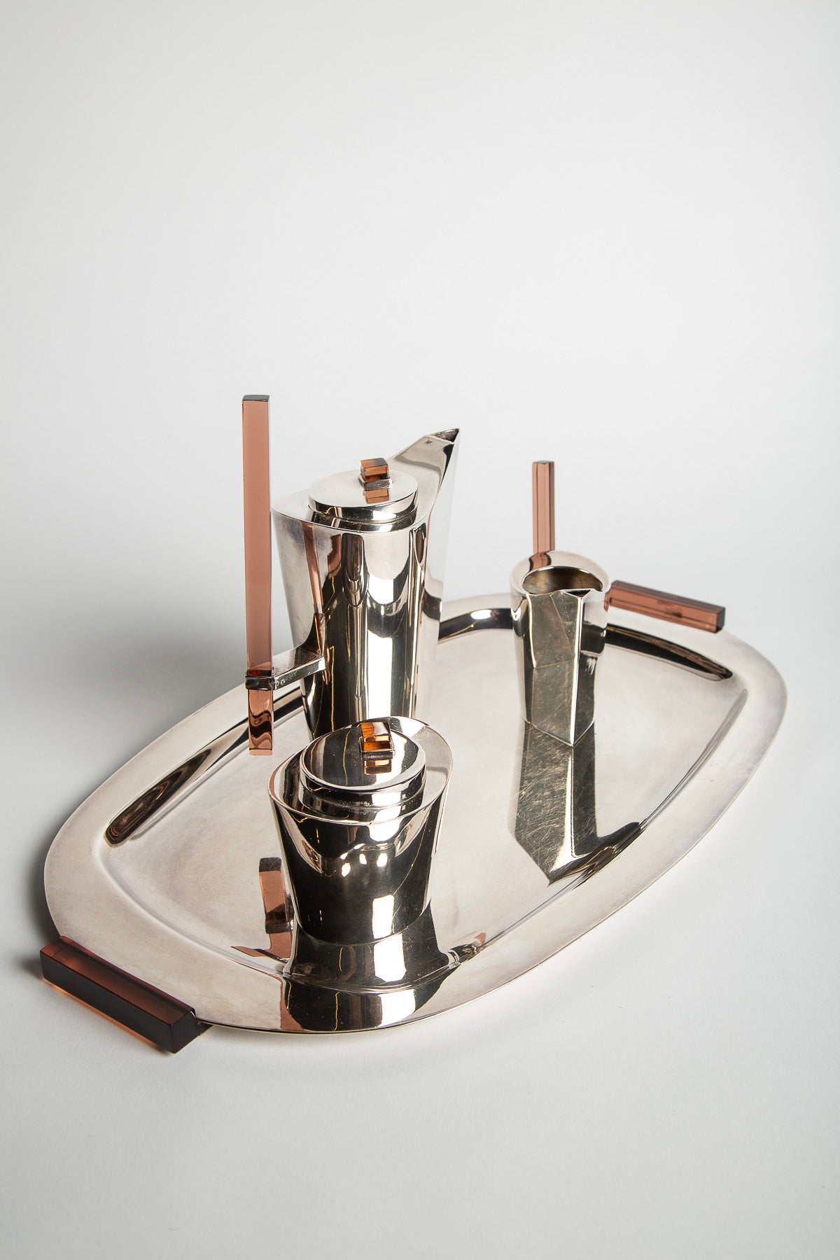 MAXFIELD PRIVATE COLLECTION | 4-PIECE SILVER TEA SET - MAXFIELD LA