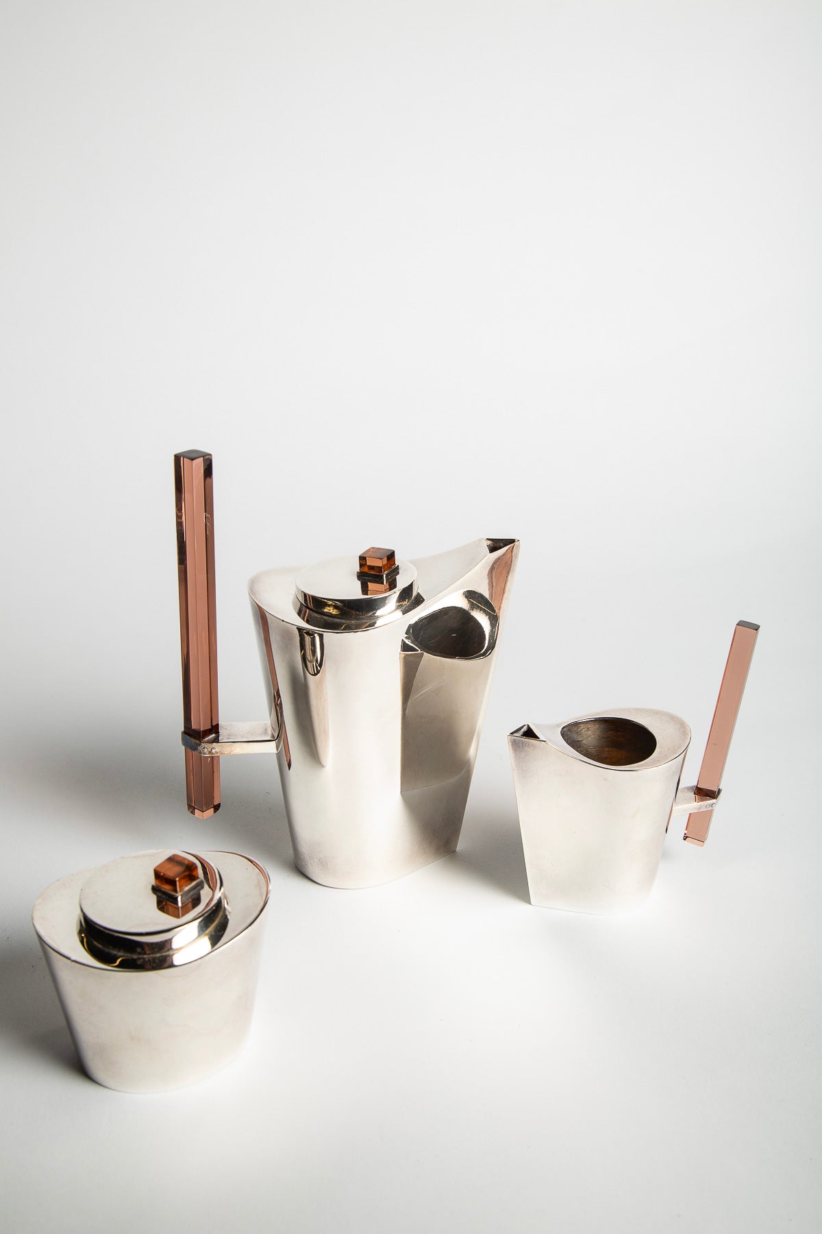 MAXFIELD PRIVATE COLLECTION | 4-PIECE SILVER TEA SET - MAXFIELD LA