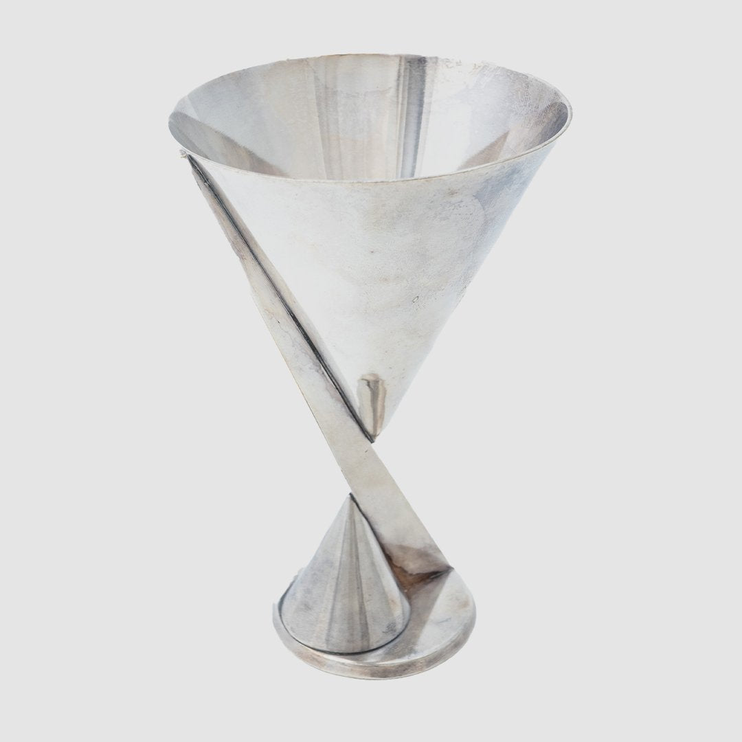 MAXFIELD COLLECTION | SET OF 10 VINTAGE SILVER GOBLETS