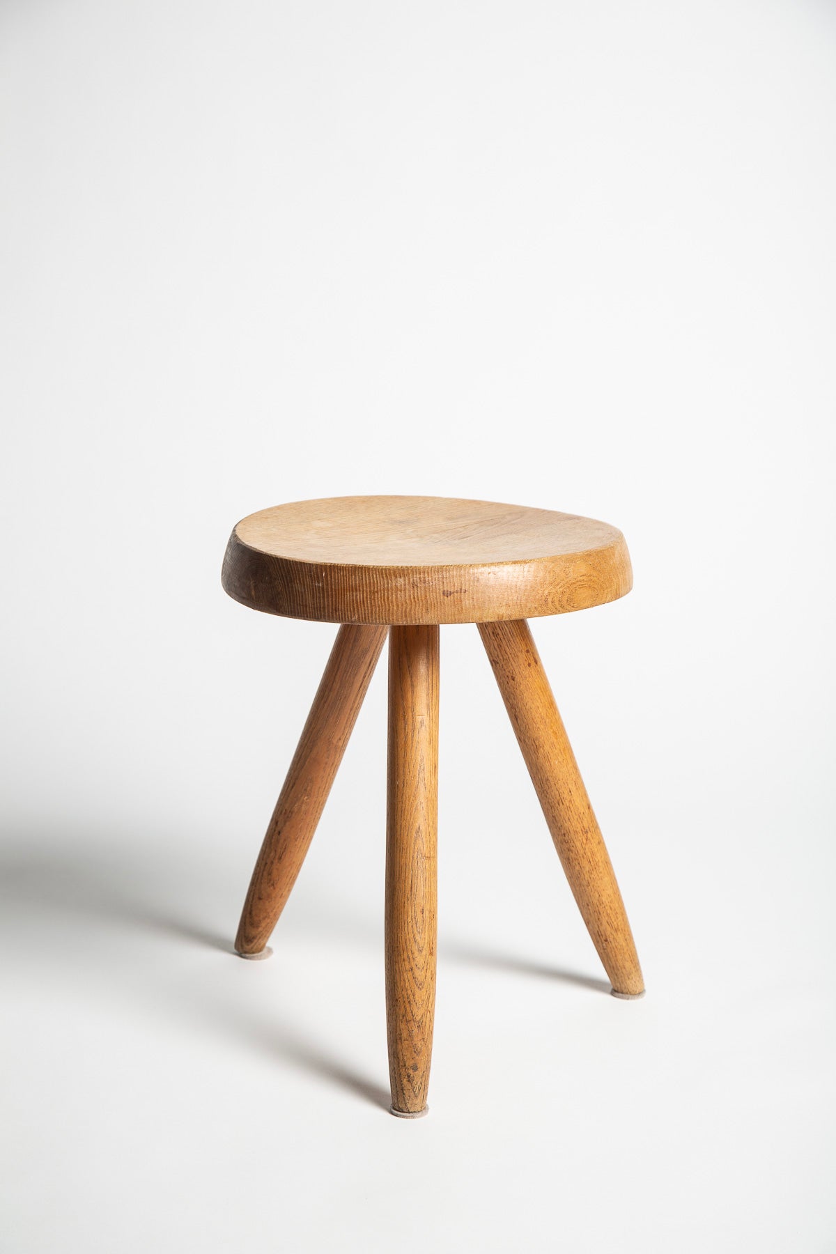 PERRIAND | 1950'S PERRIAND WOODEN STOOL - MAXFIELD LA