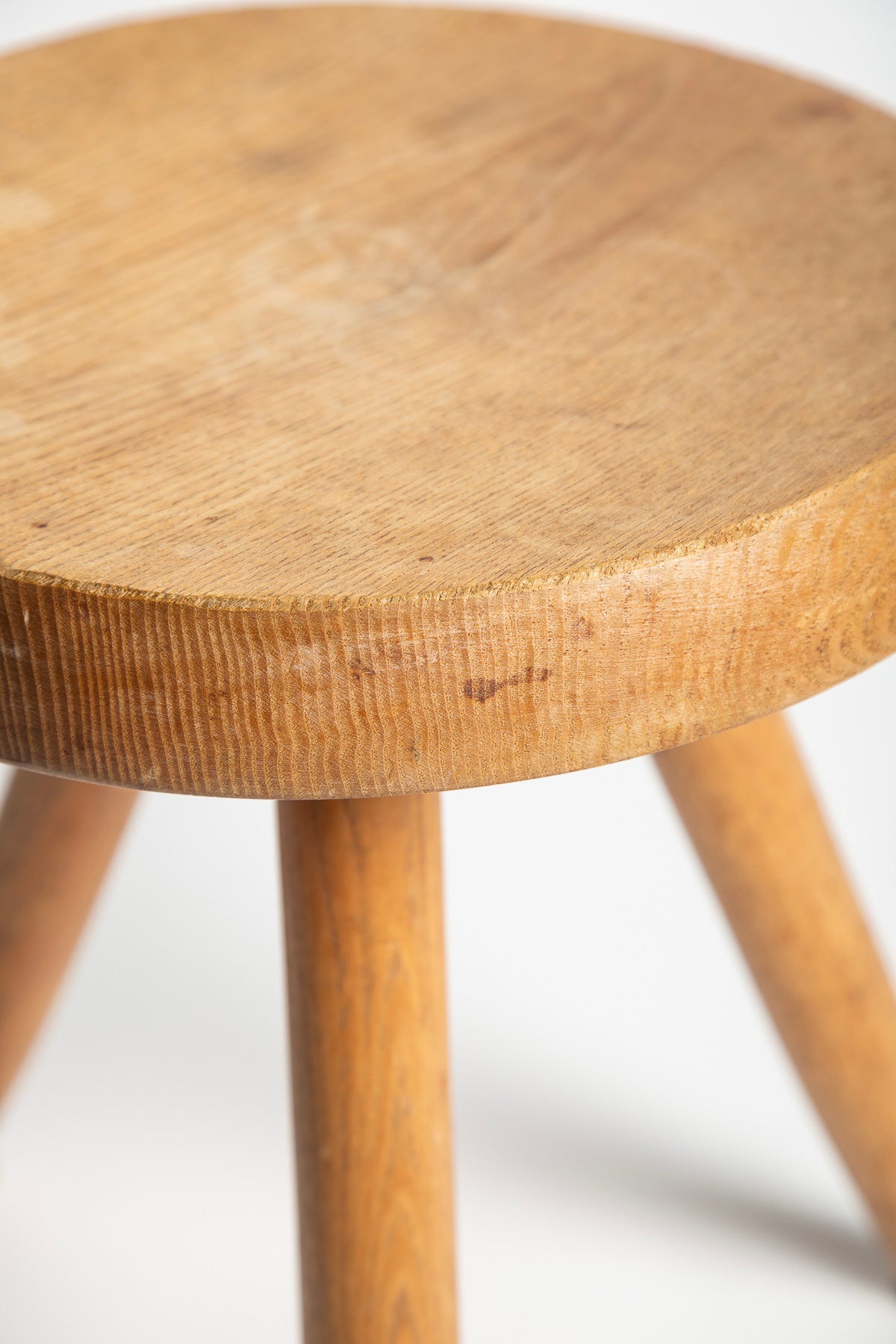 PERRIAND | 1950'S PERRIAND WOODEN STOOL - MAXFIELD LA