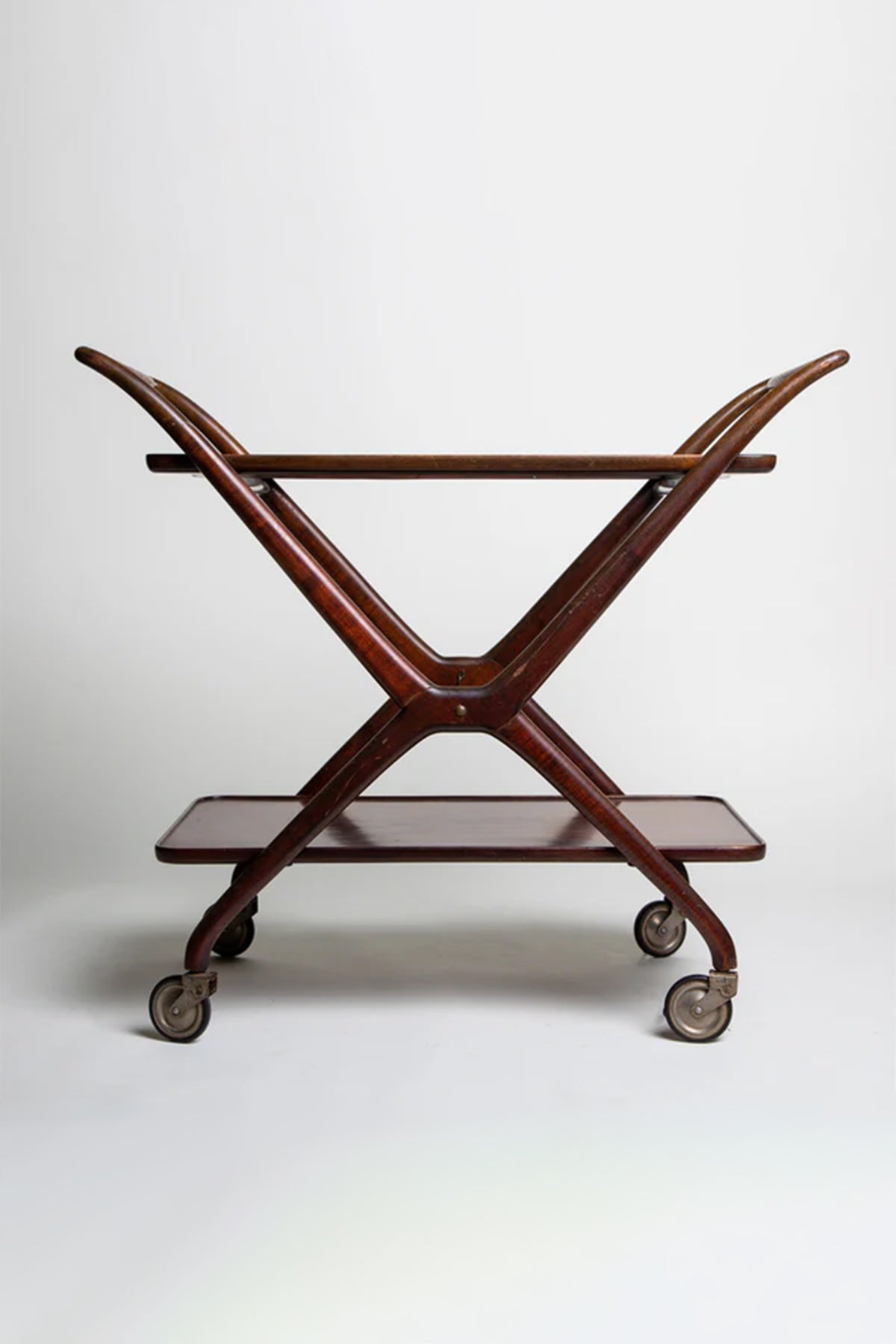 RAYMOR | 1952 ITALIAN MAHOGANY TROLLEY - MAXFIELD LA