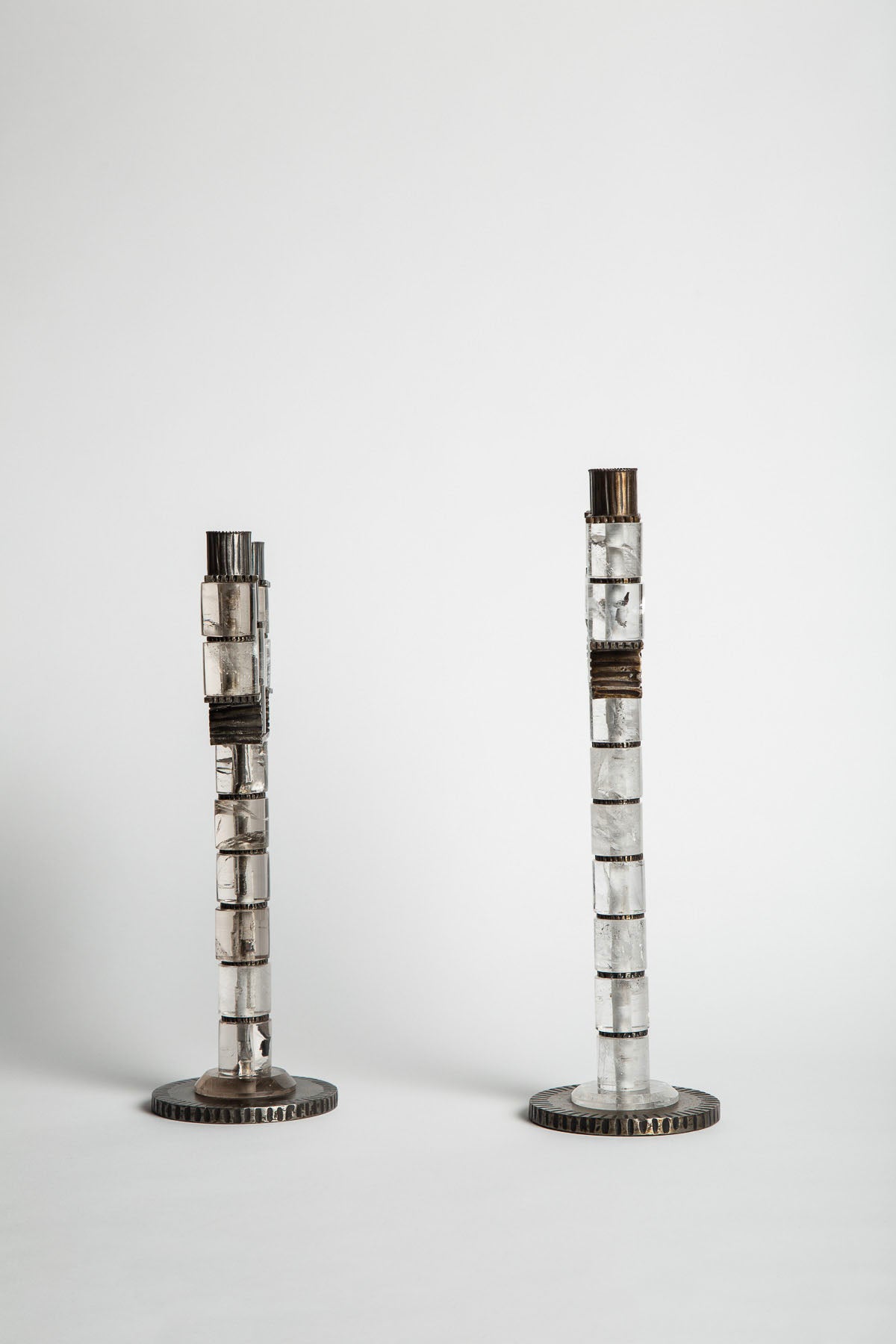 MAXFIELD PRIVATE COLLECTION | 3 BRANCH CANDELABRA, SET OF 2