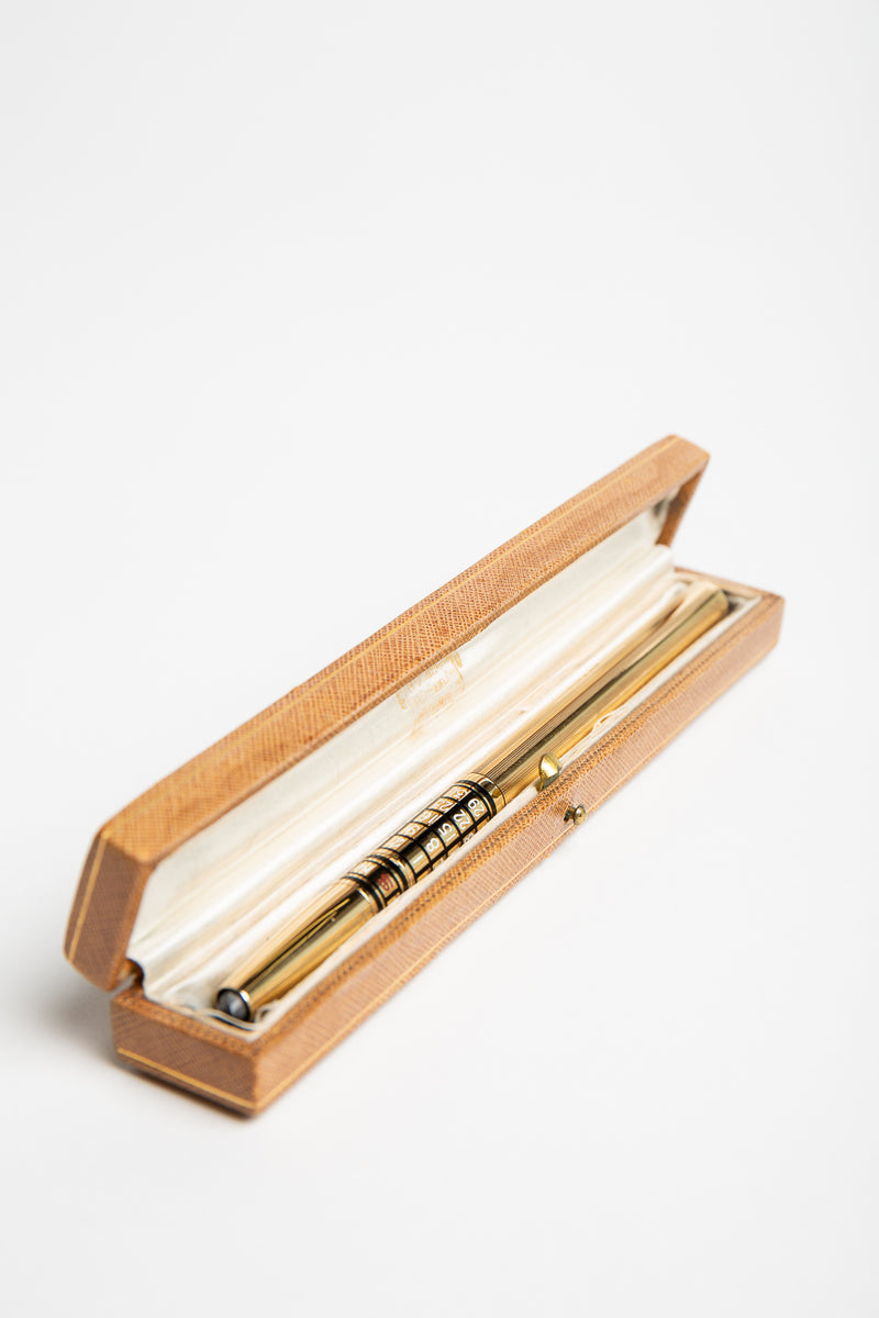 CARTIER | 1950'S CARTIER GOLD CALENDAR PENCIL