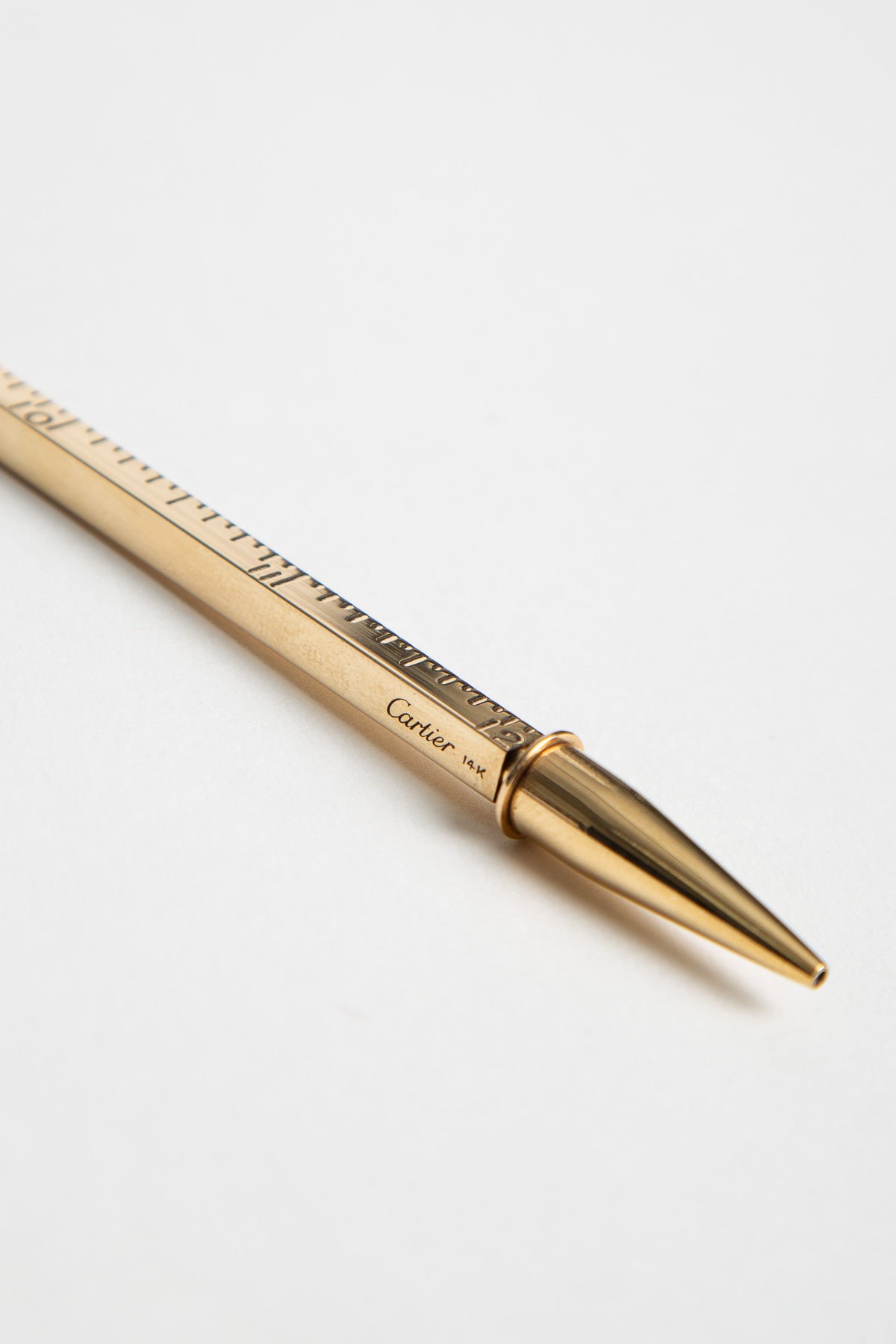 Cartier | 1950s 18k Gold Ruler Pen