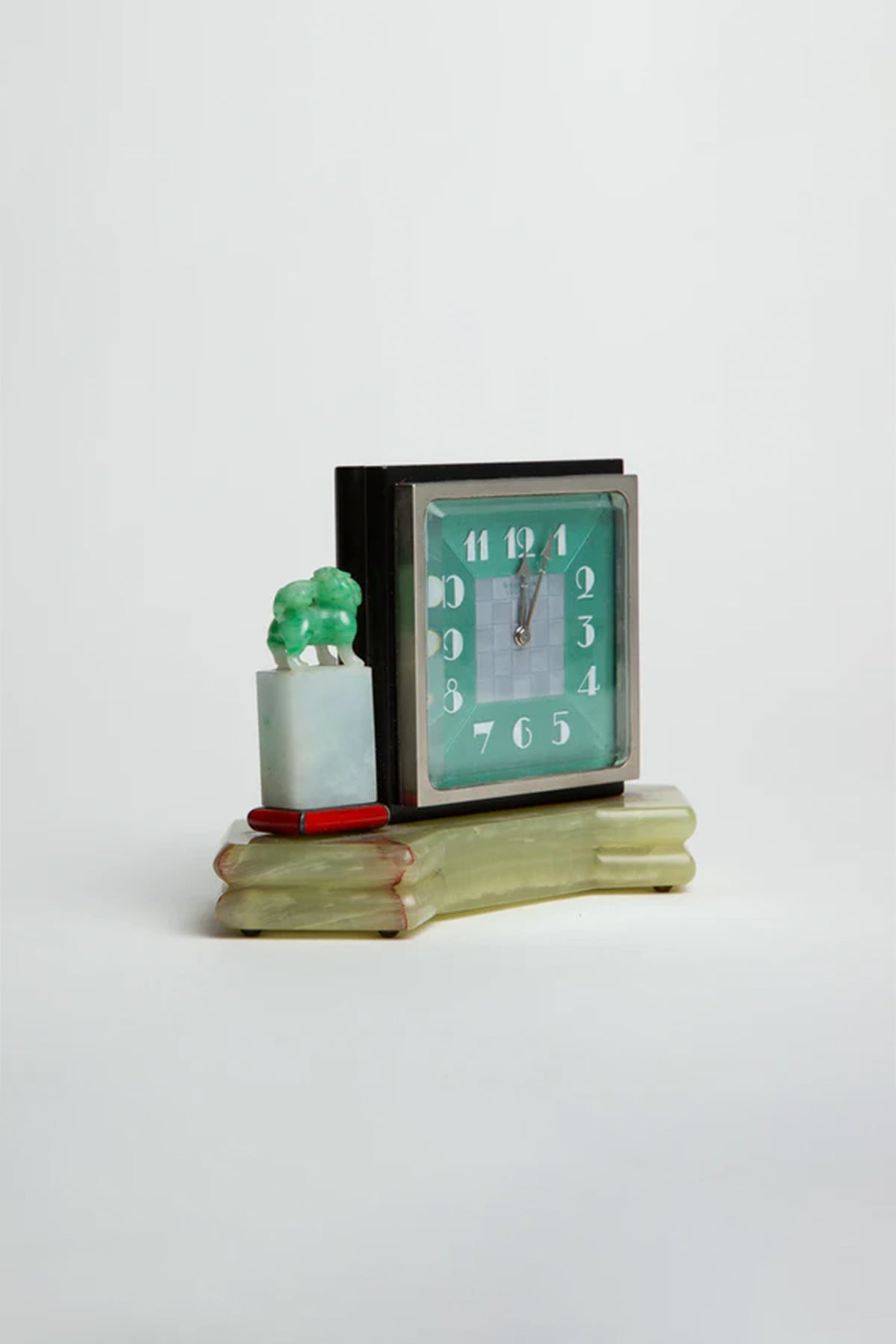 GÜBELIN | 1930'S MARBLE DESK CLOCK - MAXFIELD LA