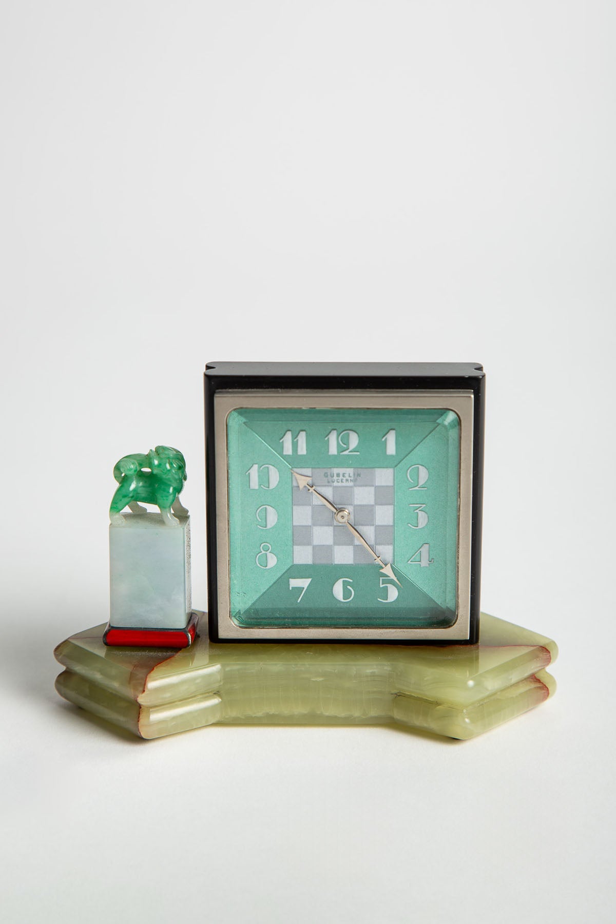 GÜBELIN | 1930'S MARBLE DESK CLOCK