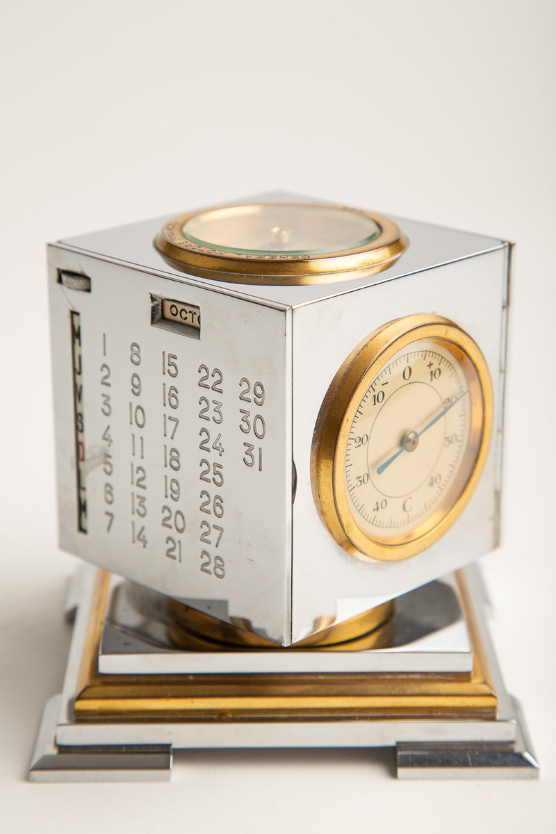 DUNHILL VINTAGE 1950'S KIRBY BEARD CLOCK MAXFIELD LA