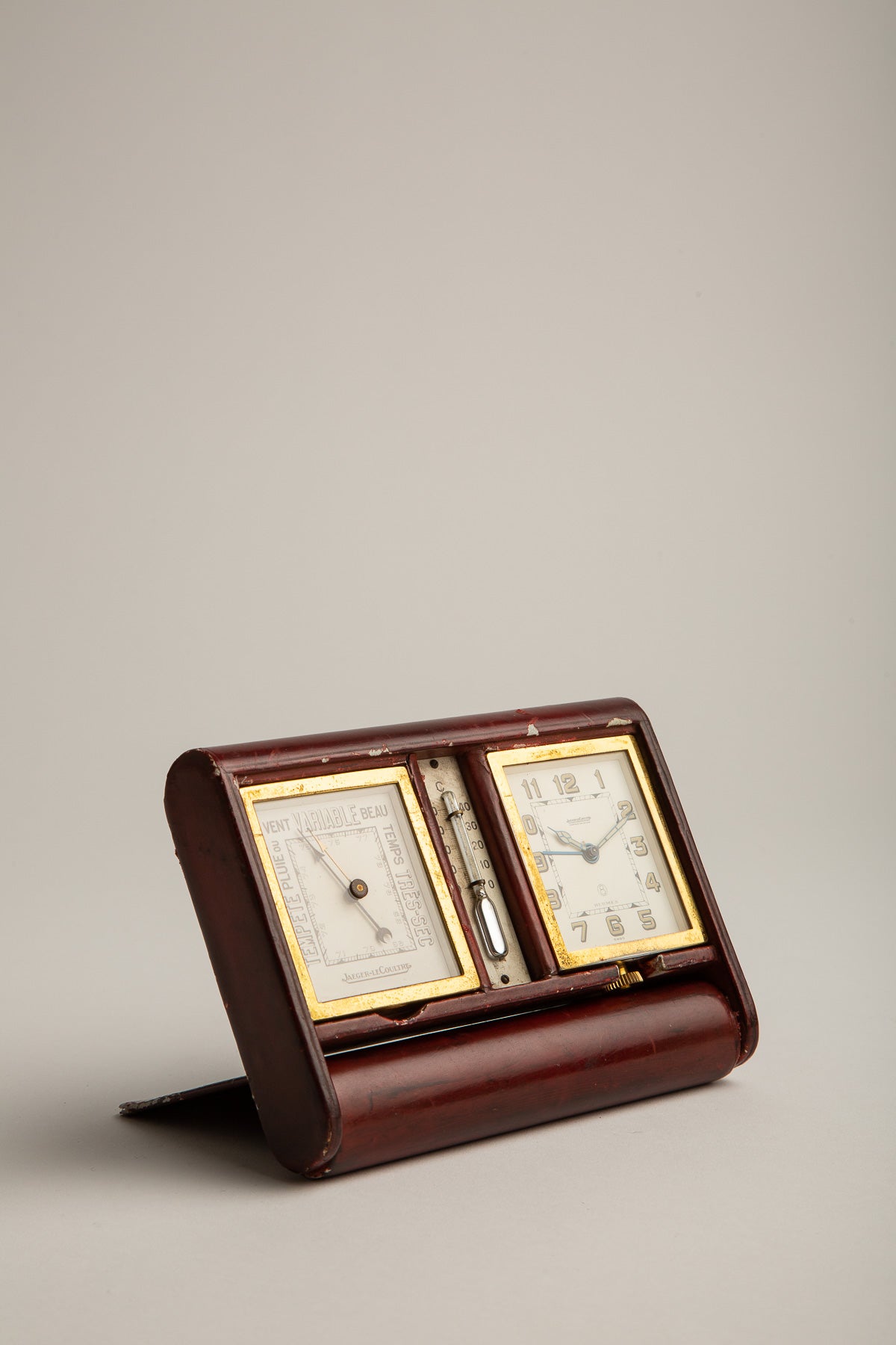 MAXFIELD PRIVATE COLLECTION | 1950'S JAEGER-LECOULTRE CLOCK/BAROMETER
