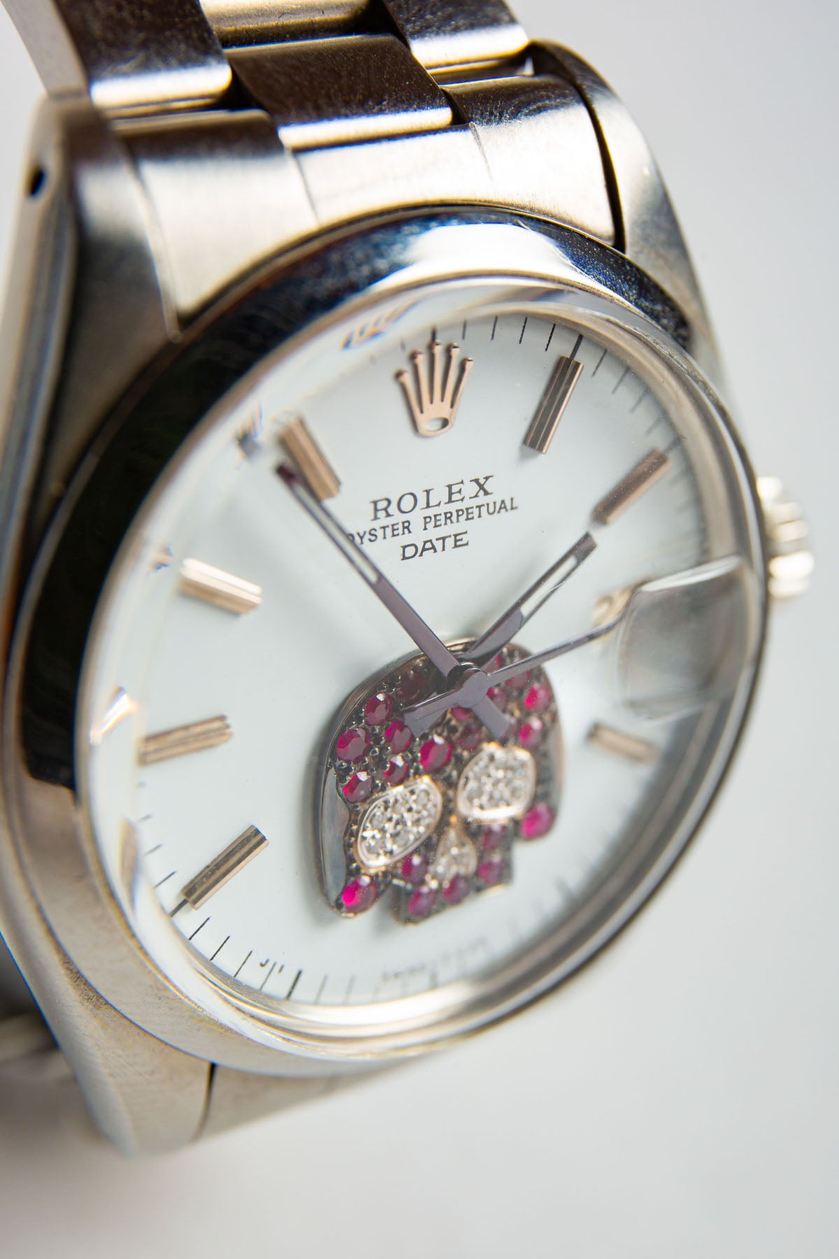 ROLEX | VINTAGE ROLEX DATEJUST SKULL WATCH