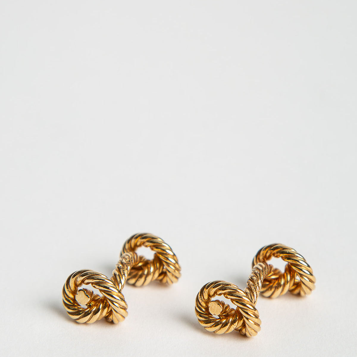 Hermès | Vintage 18k Rope Cufflinks