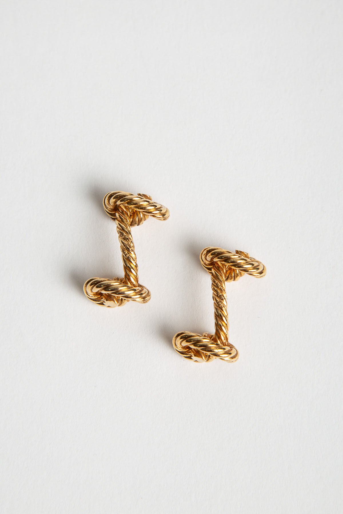Hermès | Vintage 18k Rope Cufflinks