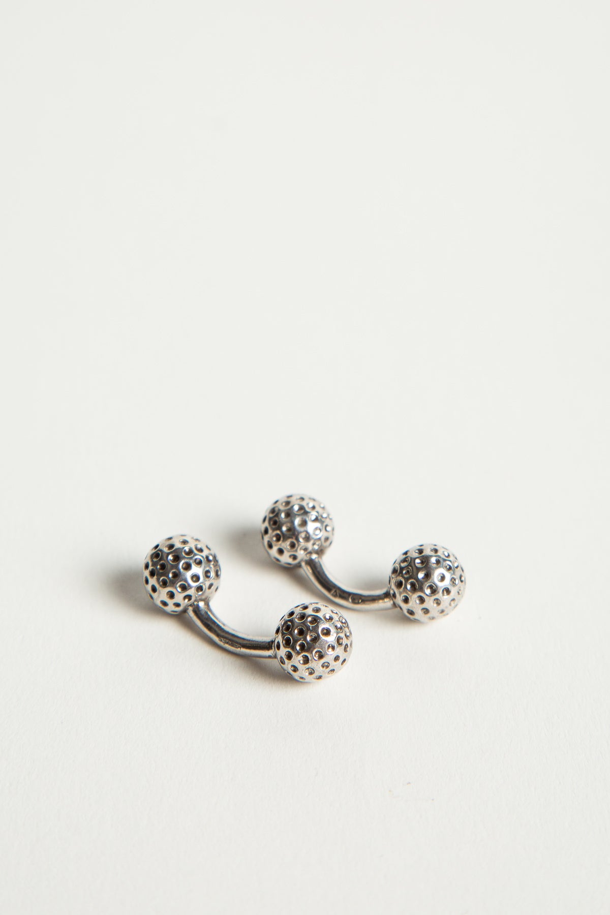 HERMÈS | VINTAGE GOLFBALL CUFFLINKS