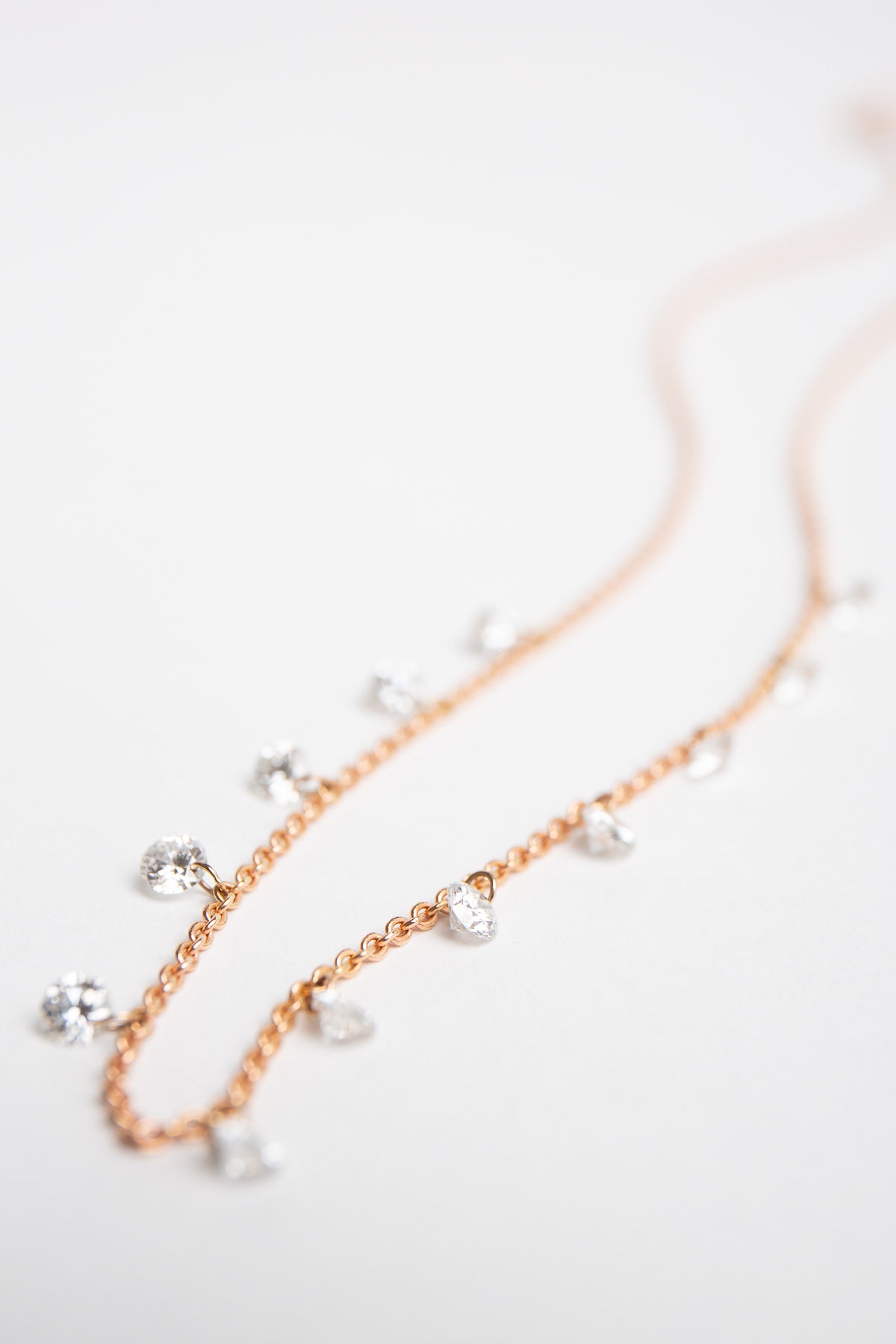 MAUD JEWELRY | DIAMOND DROP NECKLACE - MAXFIELD LA