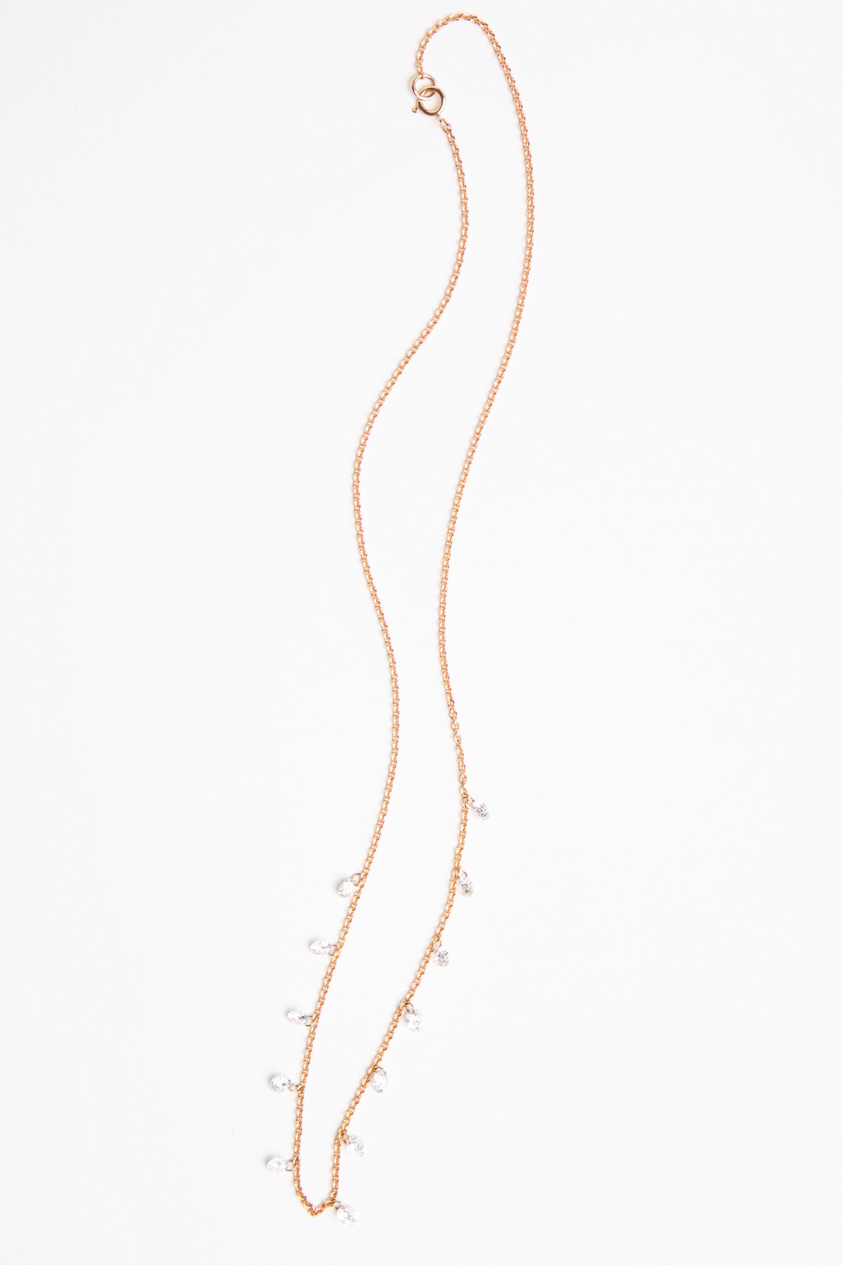 MAUD JEWELRY | DIAMOND DROP NECKLACE - MAXFIELD LA