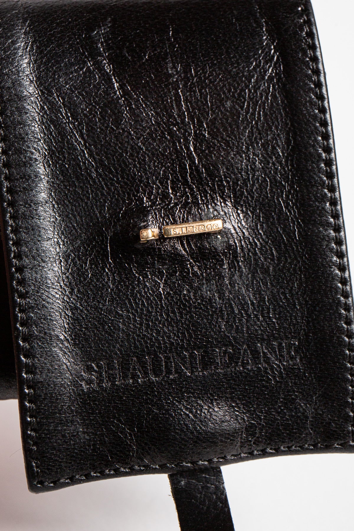 SHAUN LEANE | SABRE PENDANT LEATHER BRACELET