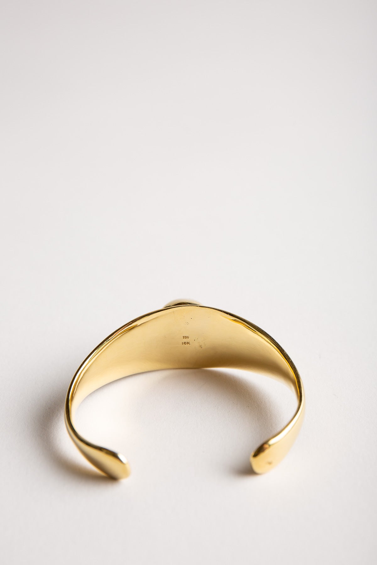 TOM BINNS | SMALL GOLD SKULL CUFF BRACELET - MAXFIELD LA