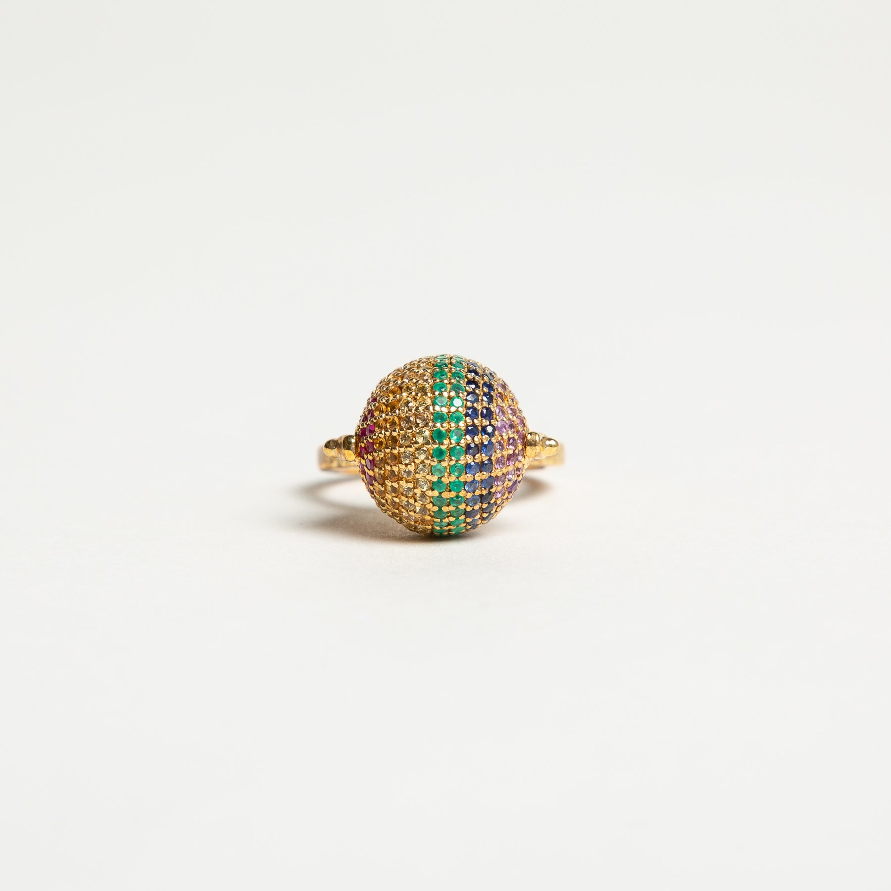 JADE JAGGER | RAINBOW DISCO BALL RING