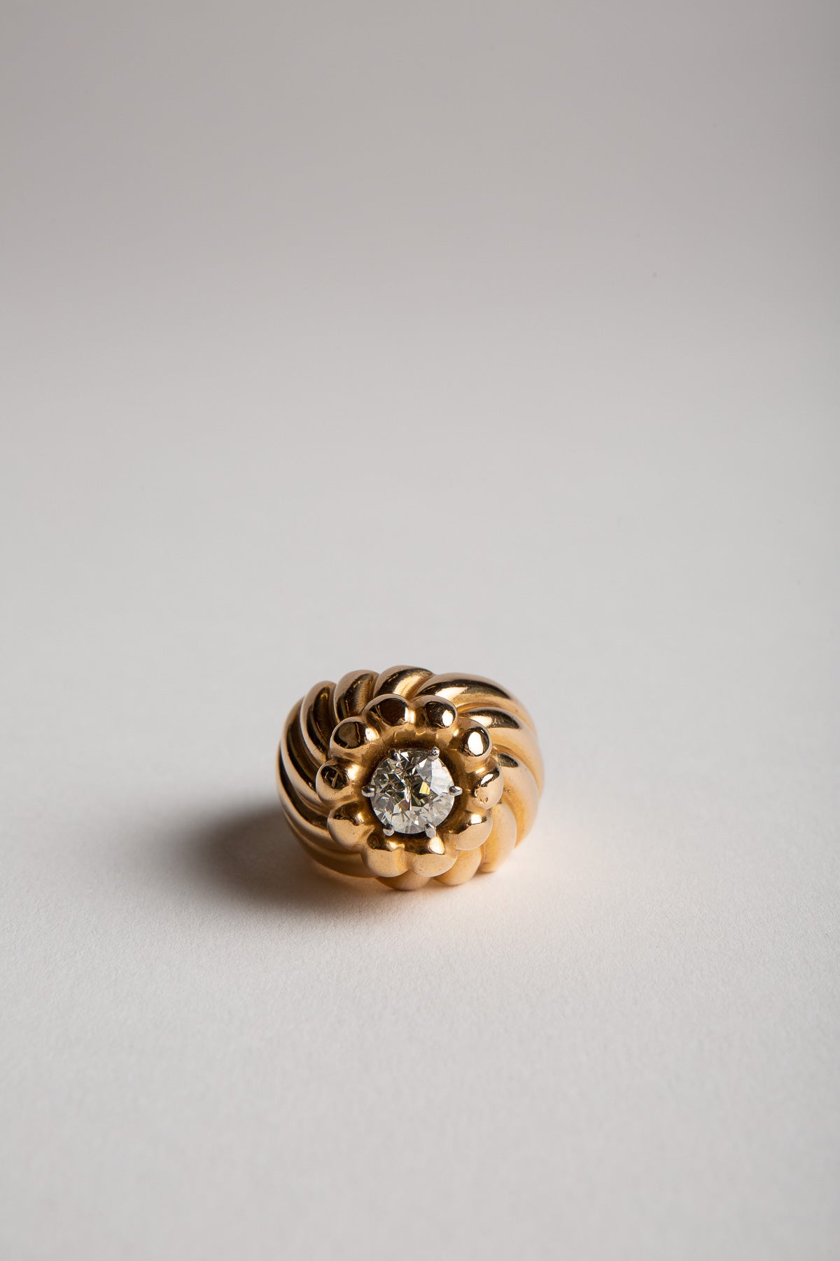 MAXFIELD PRIVATE COLLECTION | 1950'S FRENCH DIAMOND DOME RING