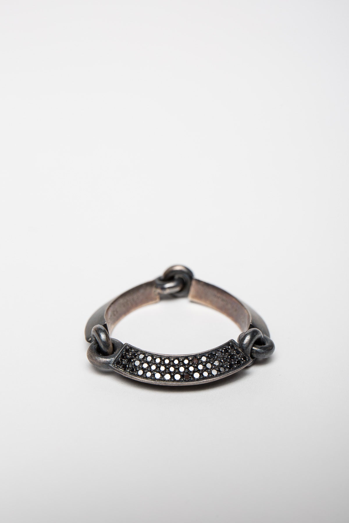 MAOR | TILTED AXIS BLACK DIAMOND RING - MAXFIELD LA