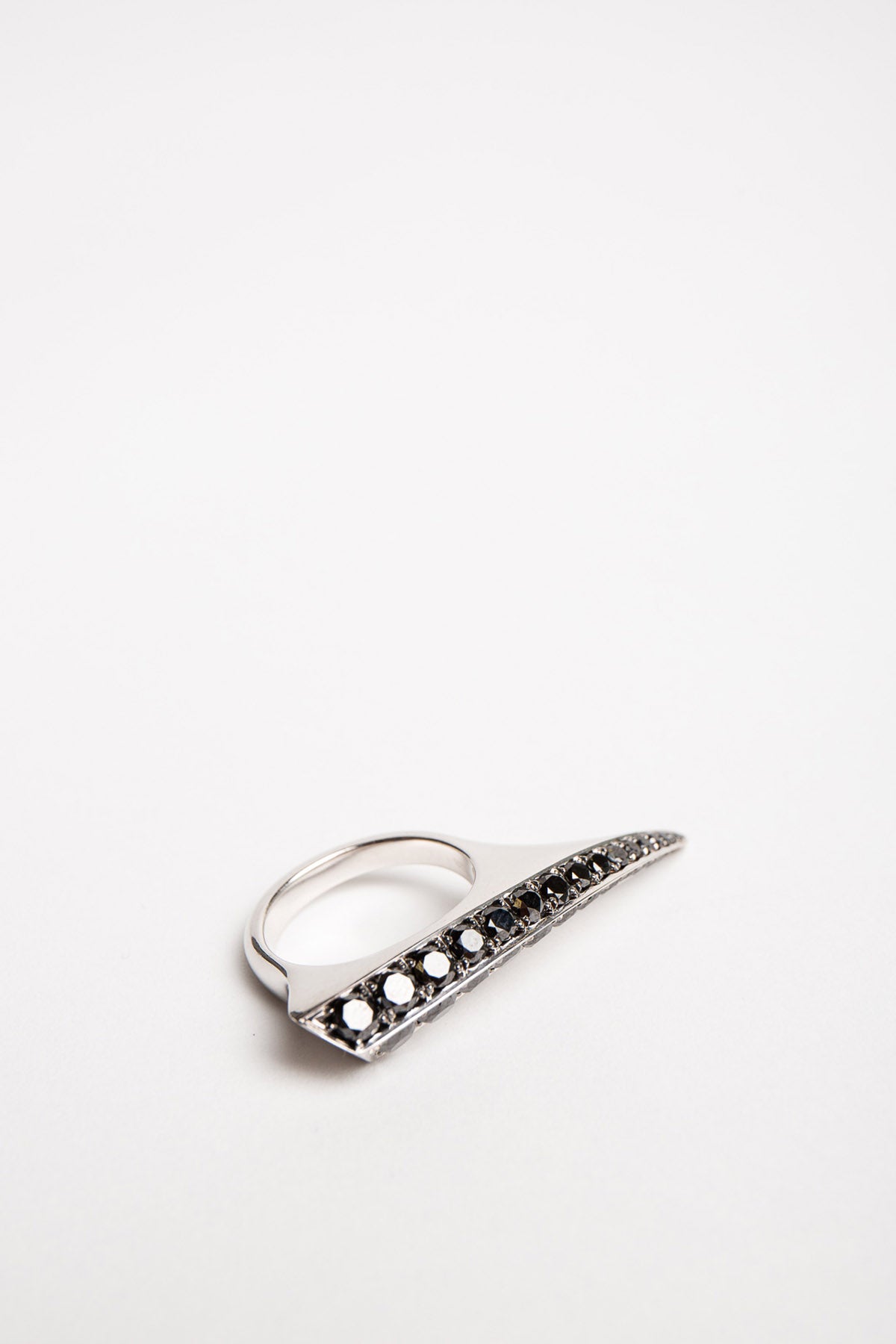 SHAUN LEANE | BLACK DIAMOND SABRE RING - MAXFIELD LA