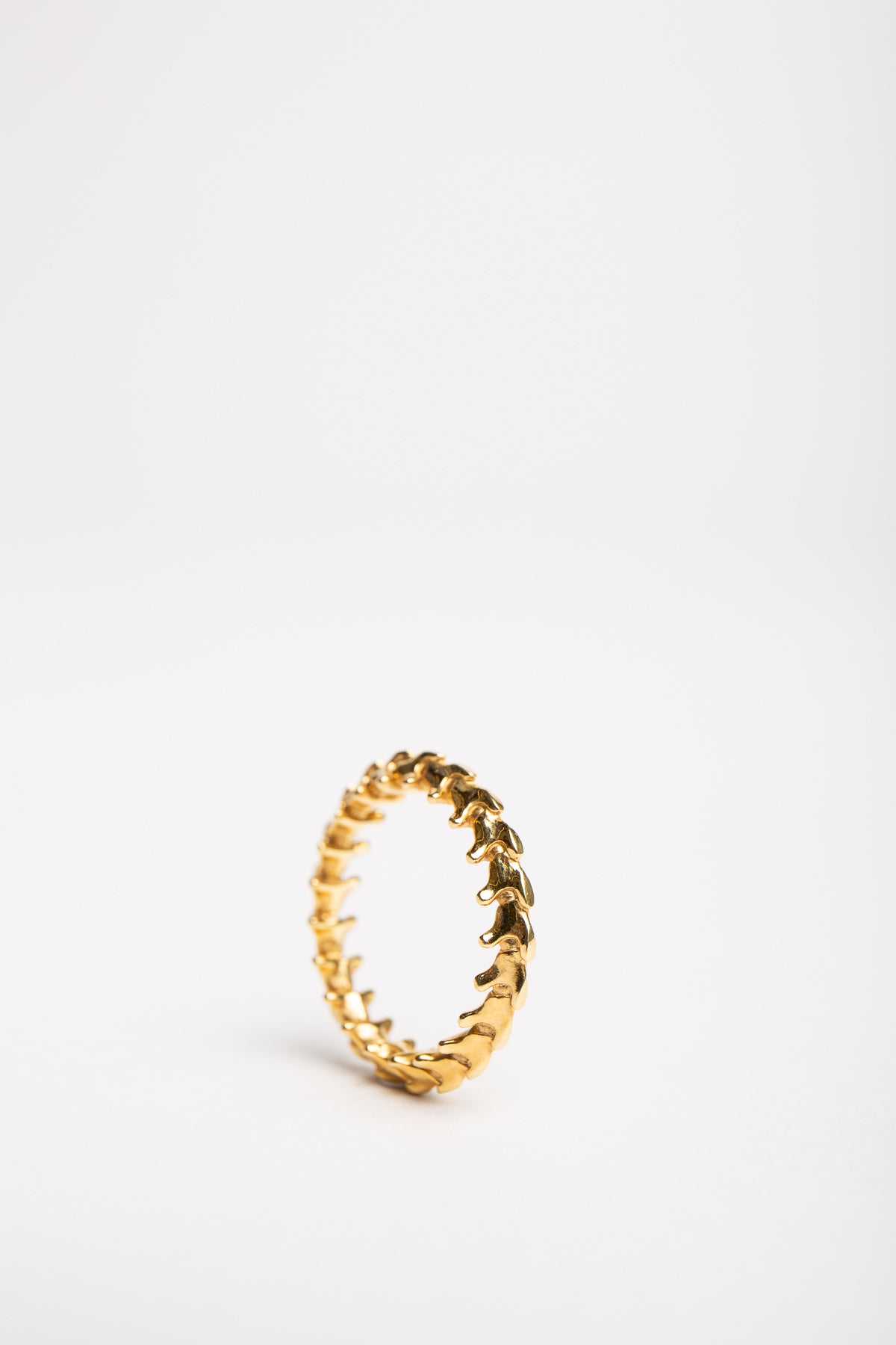 SHAUN LEANE | ROSE GOLD SPINE RING - MAXFIELD LA
