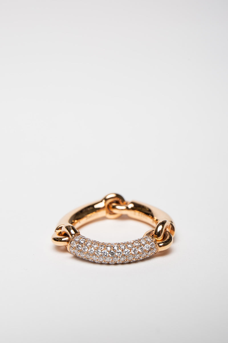 MAOR | 18K ROSE GOLD SOLSTICE RING 1.1CT