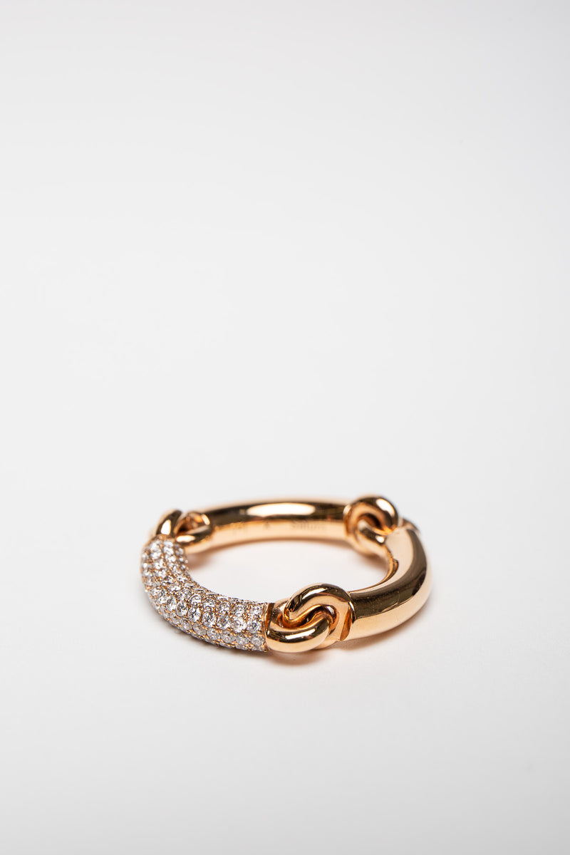 MAOR | 18K ROSE GOLD SOLSTICE RING 1.1CT