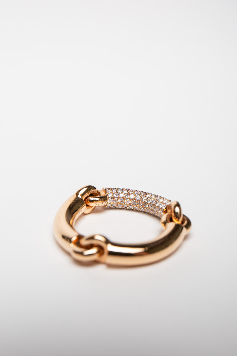MAOR | 18K ROSE GOLD SOLSTICE RING 1.1CT