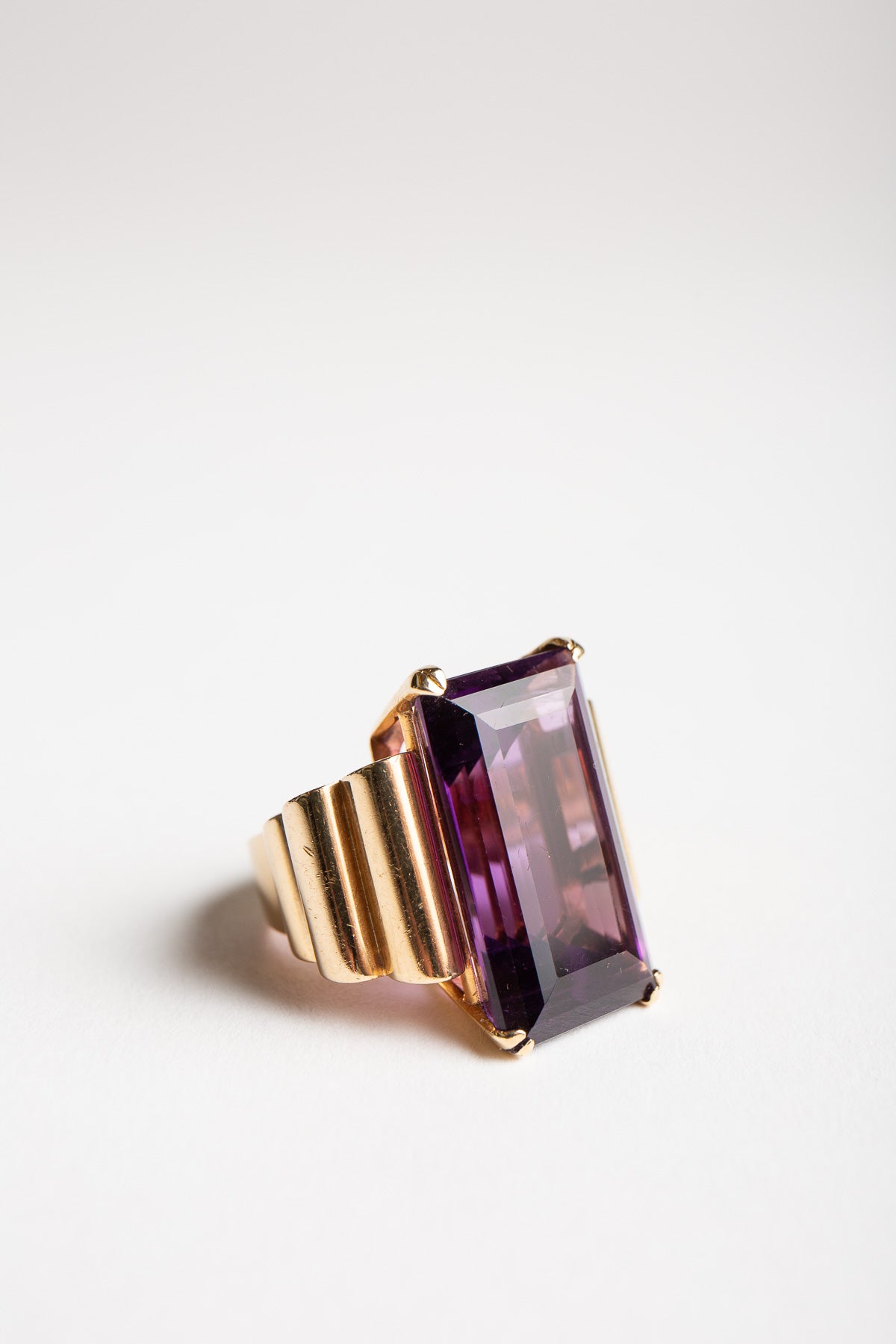 MAXFIELD PRIVATE COLLECTION | 1940'S AMETHYST RING - MAXFIELD LA