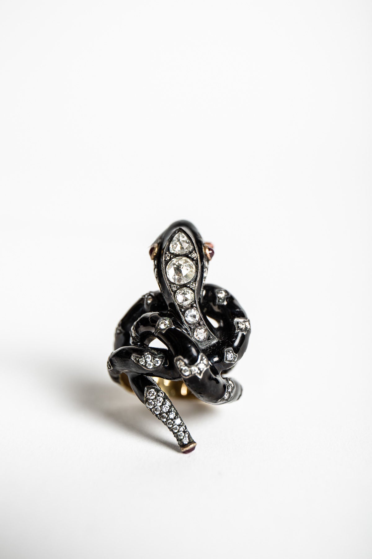 MAXFIELD PRIVATE COLLECTION | DIAMOND SNAKE RING - MAXFIELD LA