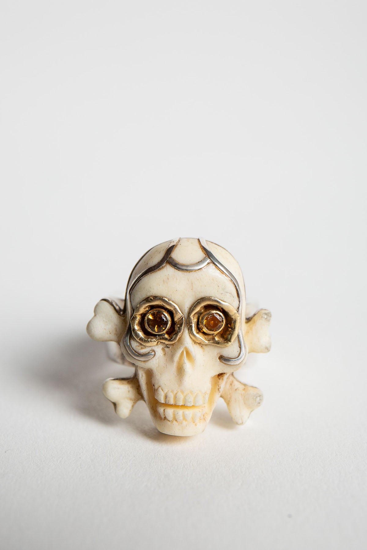 MAX-SS | BONE SKULL RING