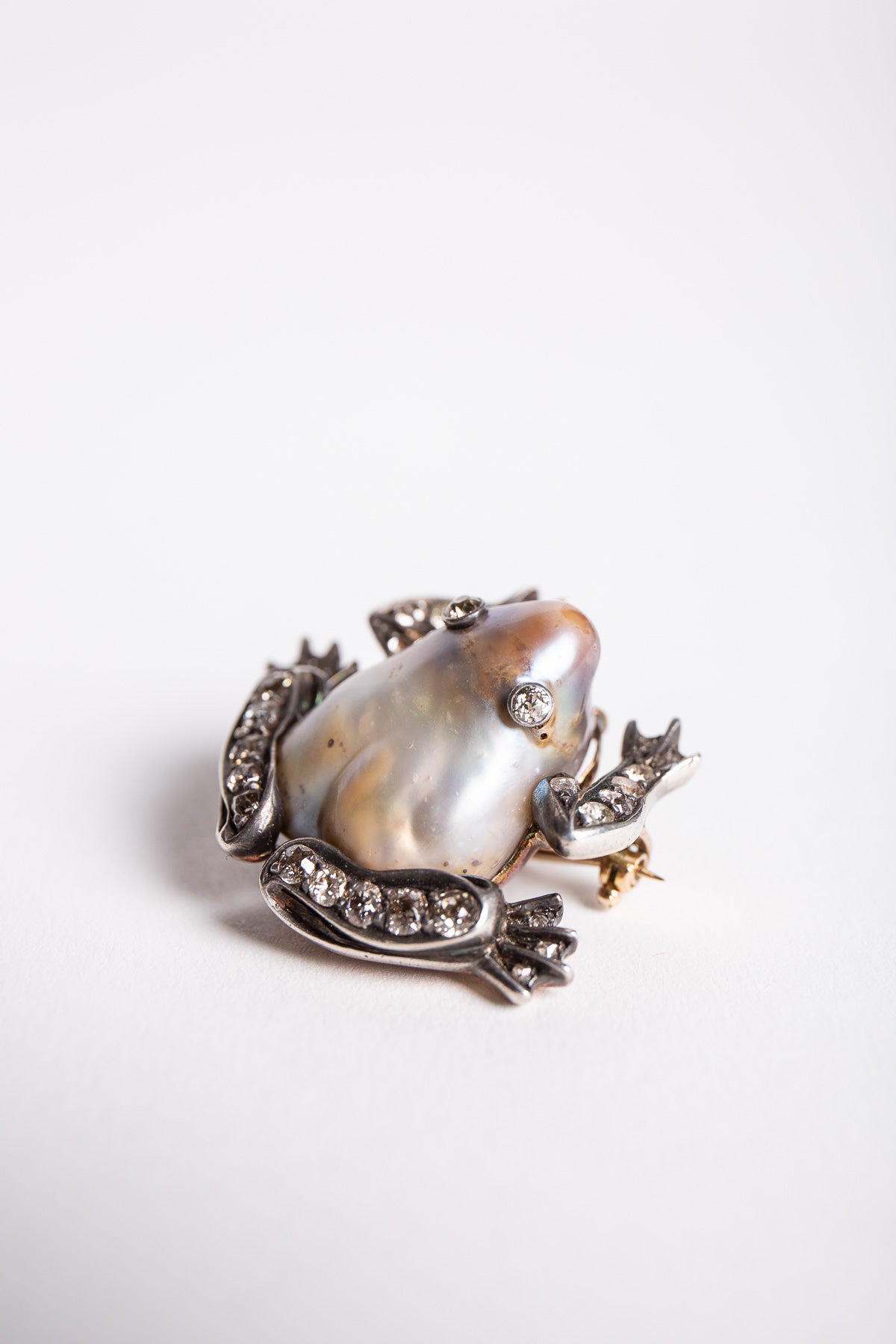 MAXFIELD PRIVATE COLLECTION | VINTAGE ABALONE SHELL FROG BROOCH - MAXFIELD LA